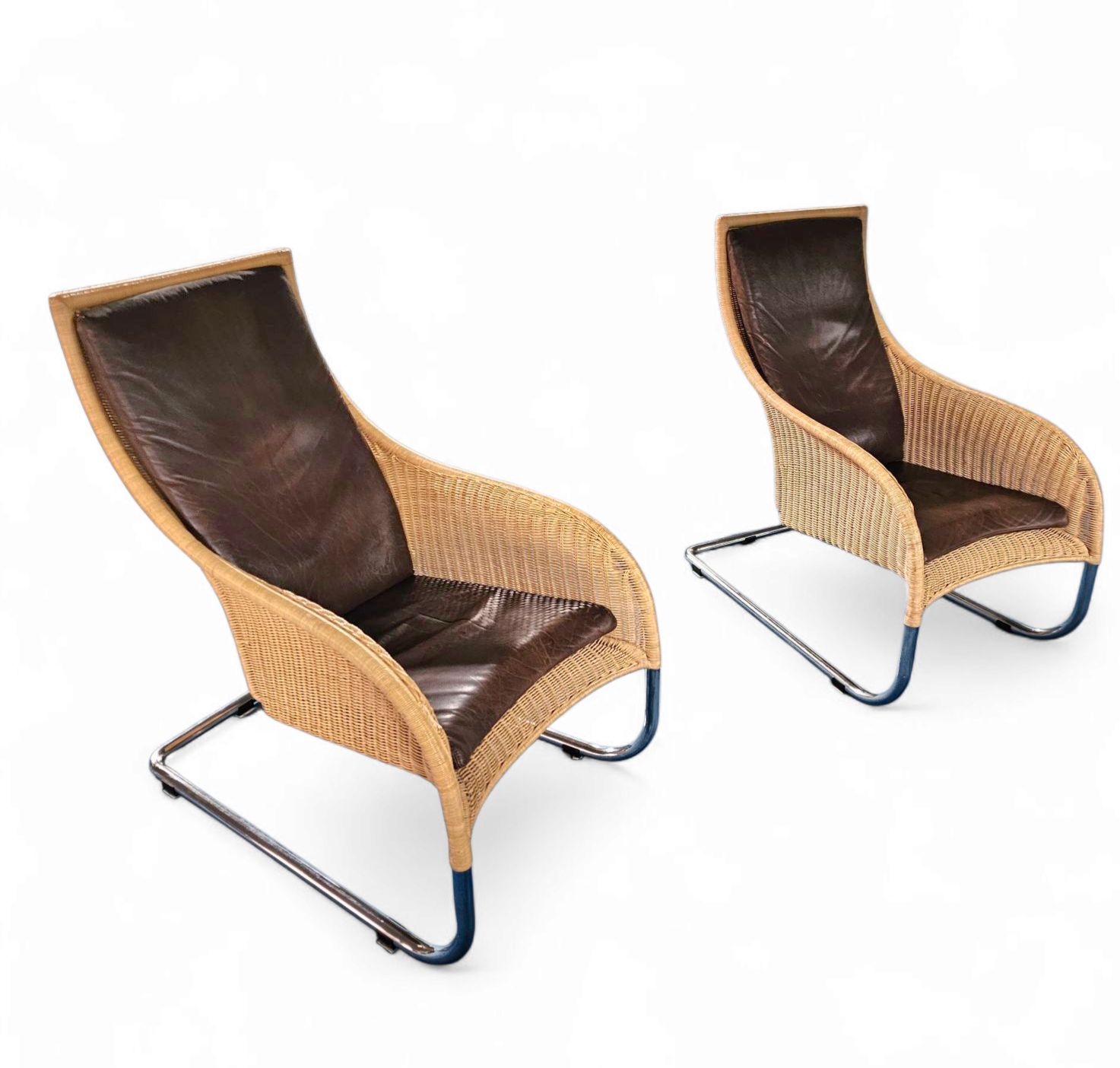 2 X Weighty Rattan Lounge Chair 1990s photo Furniture