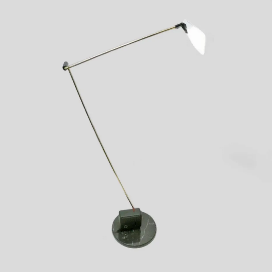 Italian Design Floor Lamp By Valenti / Model Ambra / Adjustable / Swivel Base /