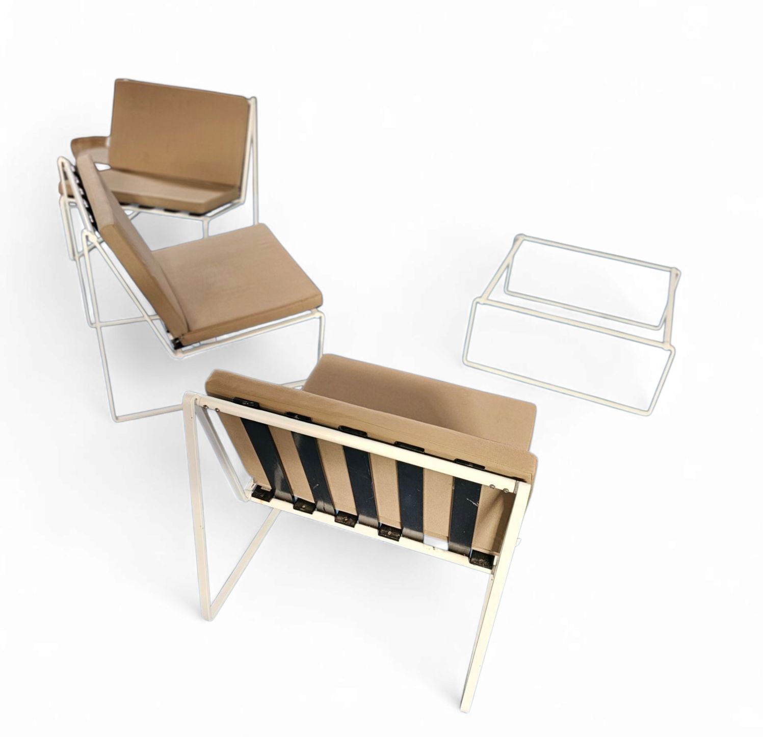 Furniture Kho Liang Ie 024 Set Lounge Chairs / Coffee Table / Artifort 1962 photo