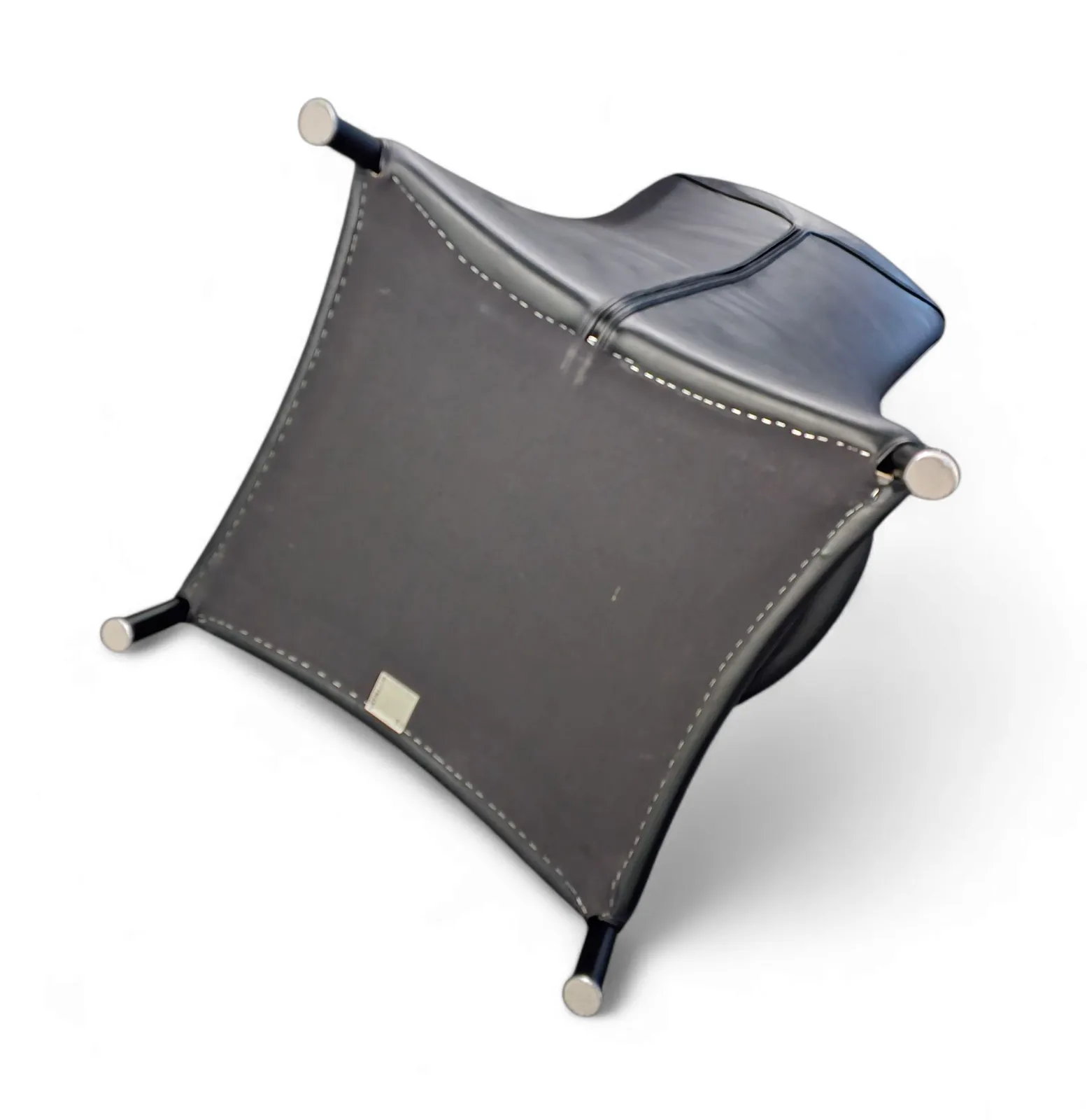 1372.0 2 X Armchair By Wittmann /Design Paolo Piva / Model Alta Highback / Black Leather photo