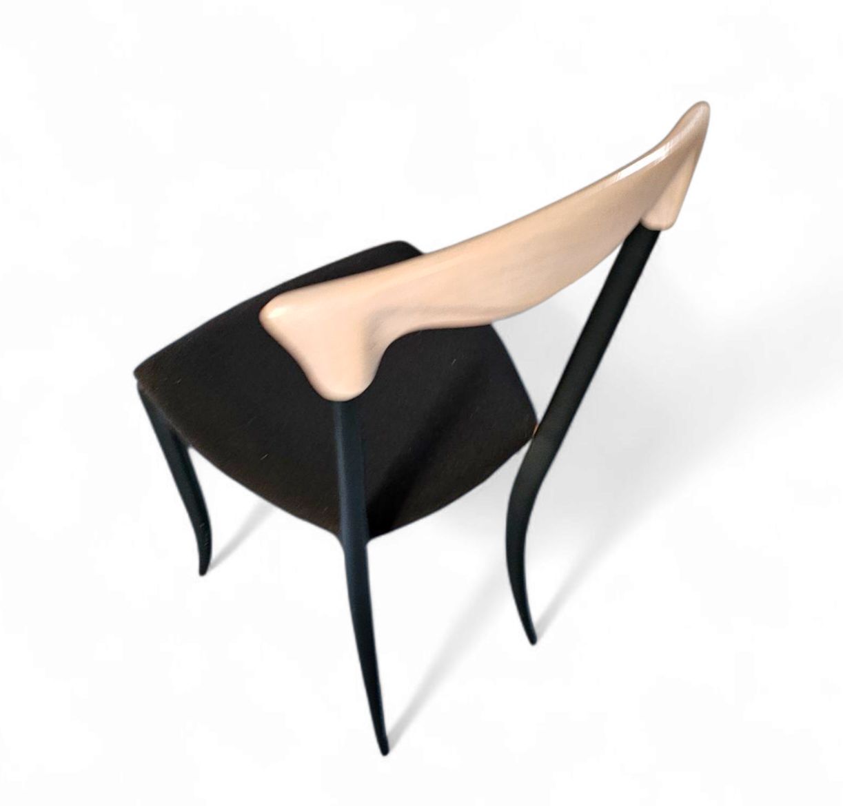 photo furniture 2 X Charme Dining Chair By Fasem Is A Slender, Yet Strong Masterpiece 1980s