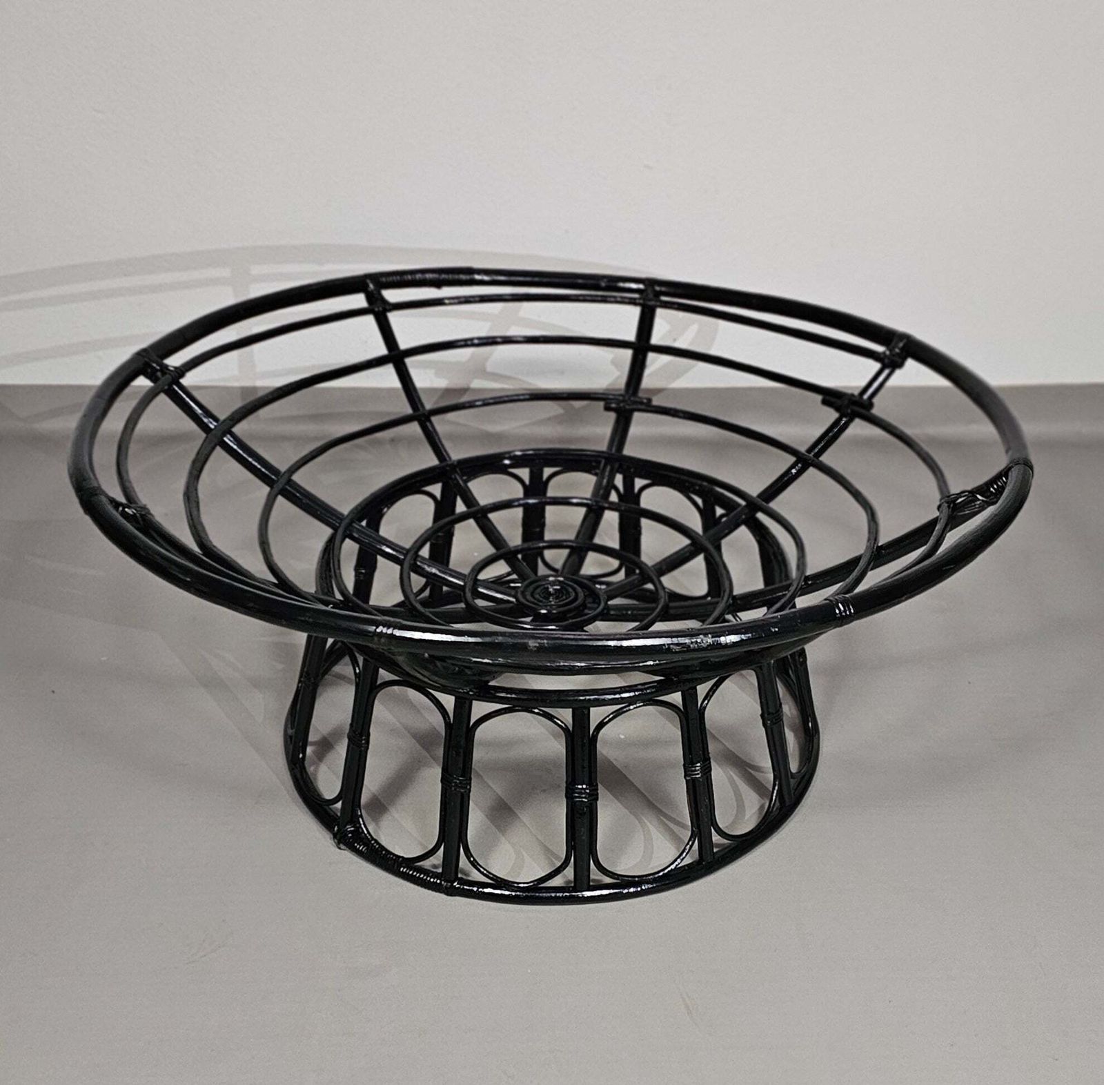 photo furniture Papasan Rattan Lounge Chair 1970s Width 120 Height 70 Cm