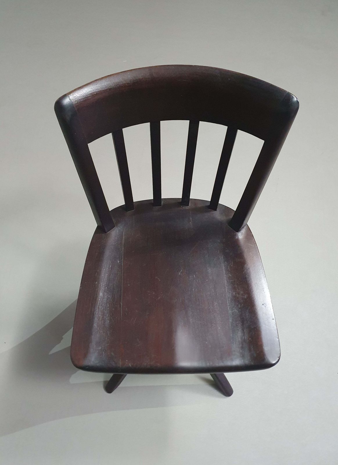 Furniture American Office Chair. Adjustable Height 45 / 56 Cm. Marked Rüegg Naegeli (Swiss) photo