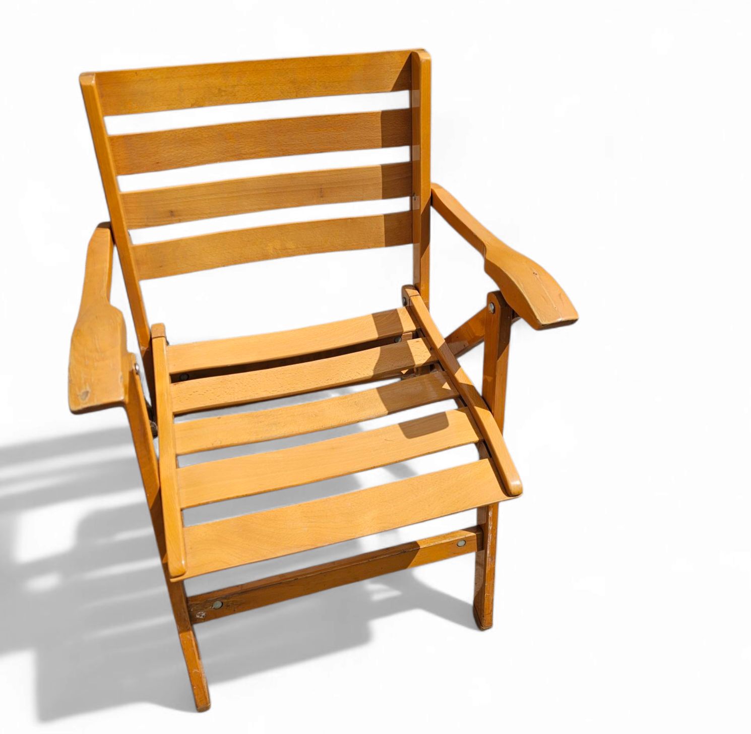 photo for sale 4 X Folding Chairs By Ico & Luisa Parisi For Reguitti, Italy, 1970s,