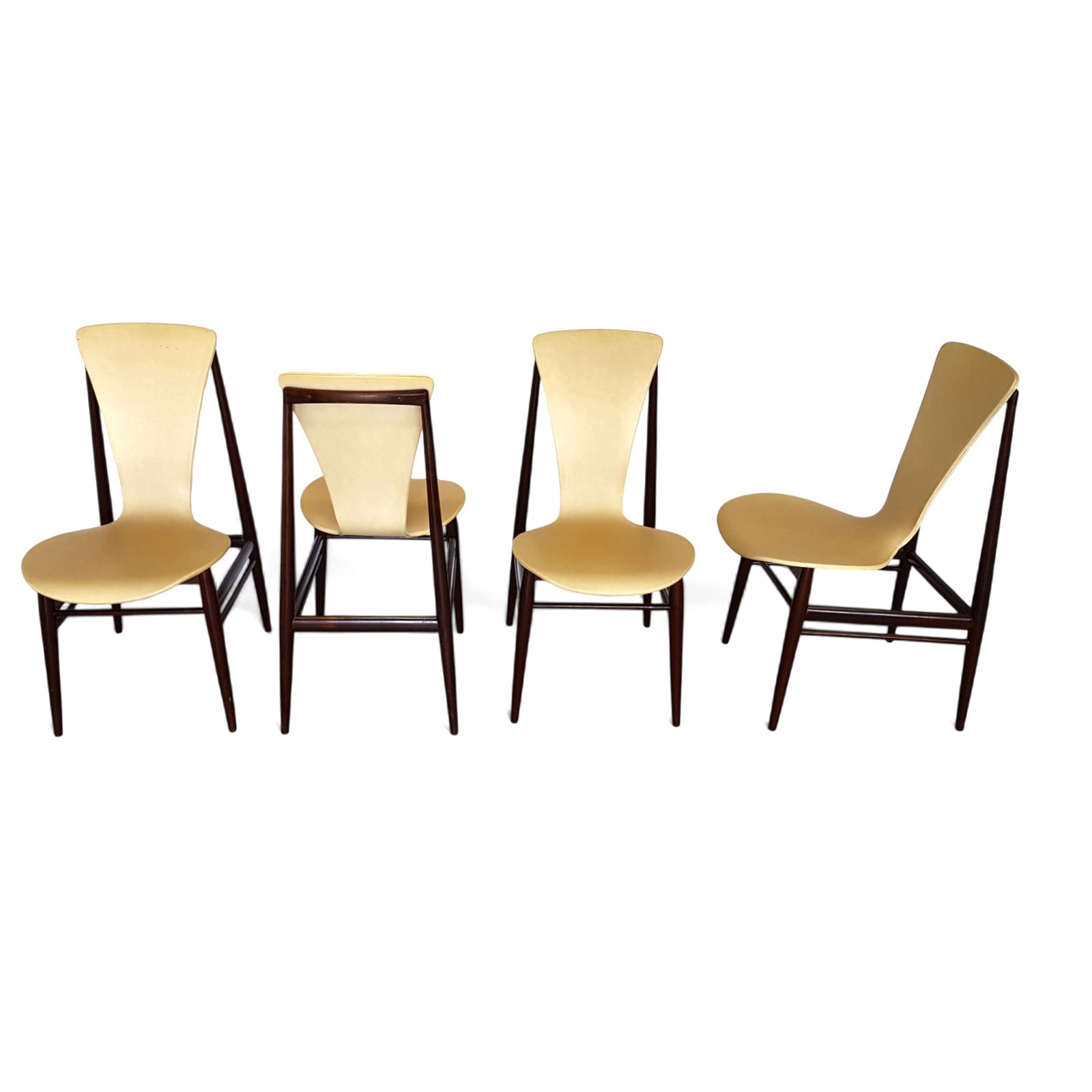Dining Chairs In Rosewood By Inger Klingenberg 1959 / Set Of 4