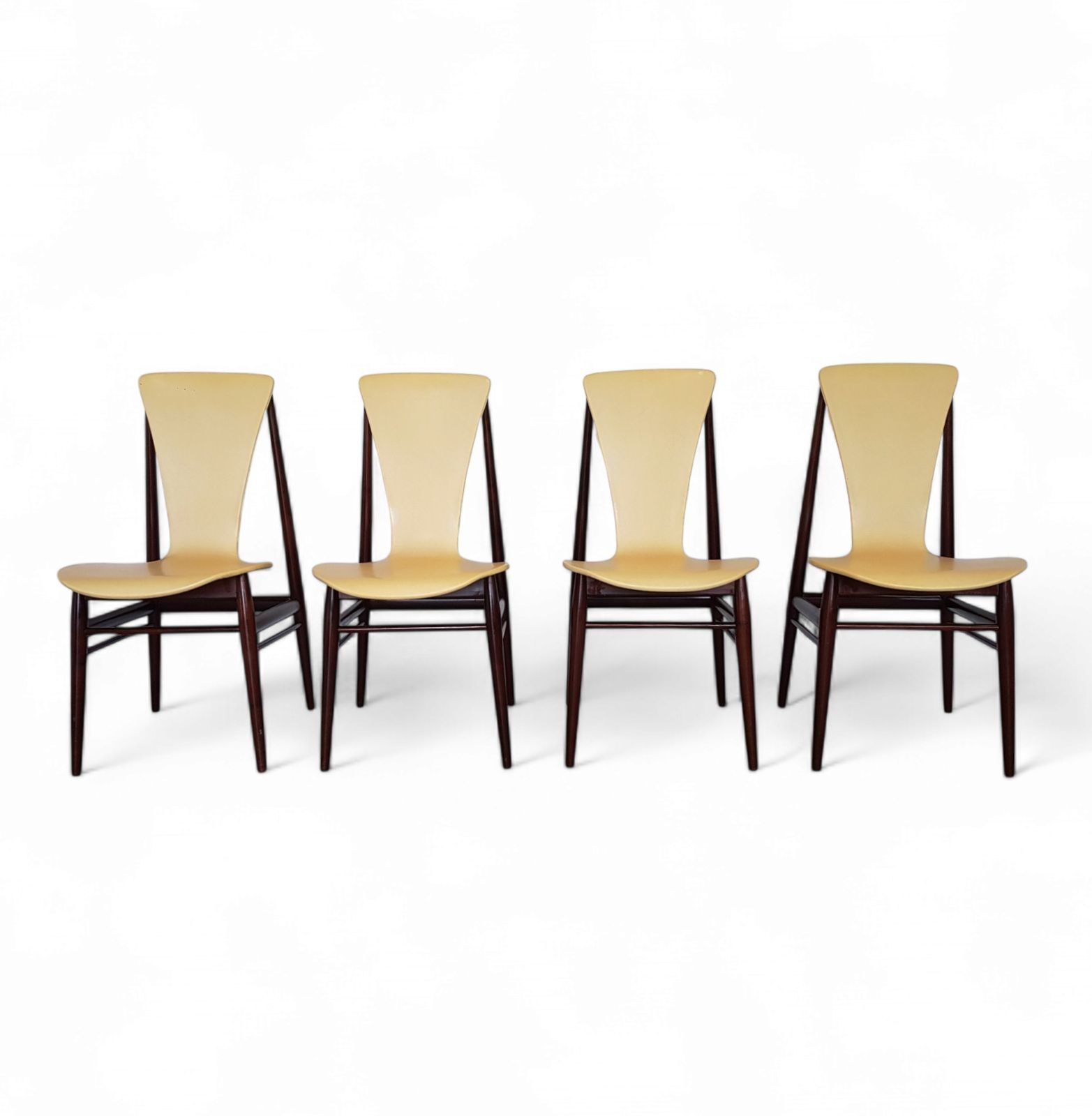 Dining Chairs In Rosewood By Inger Klingenberg 1959 / Set Of 4 photo Furniture