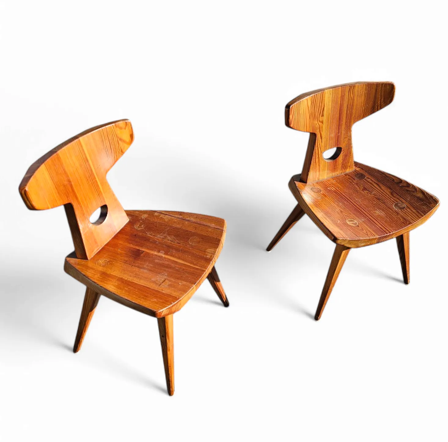 Set Of Two Chairs By Jacob Kielland Brandt For I. Christiansen, 1960s