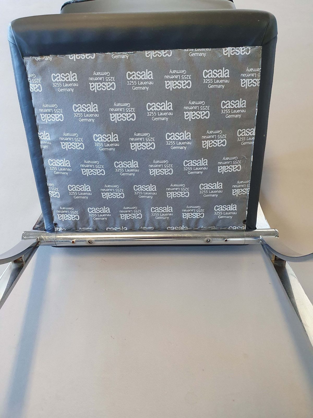 4 X Casala Conference Chair / Black Leather / Chromen Steel 1980s photo for sale