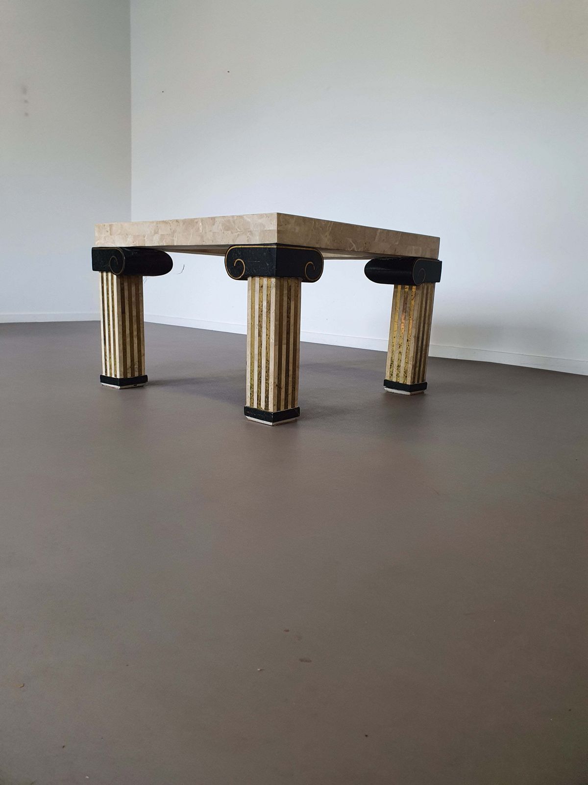Maitland Smith Tesselated Coffee Table, U.S.A, 1980's 73 X 73 X 47 Cm photo for sale