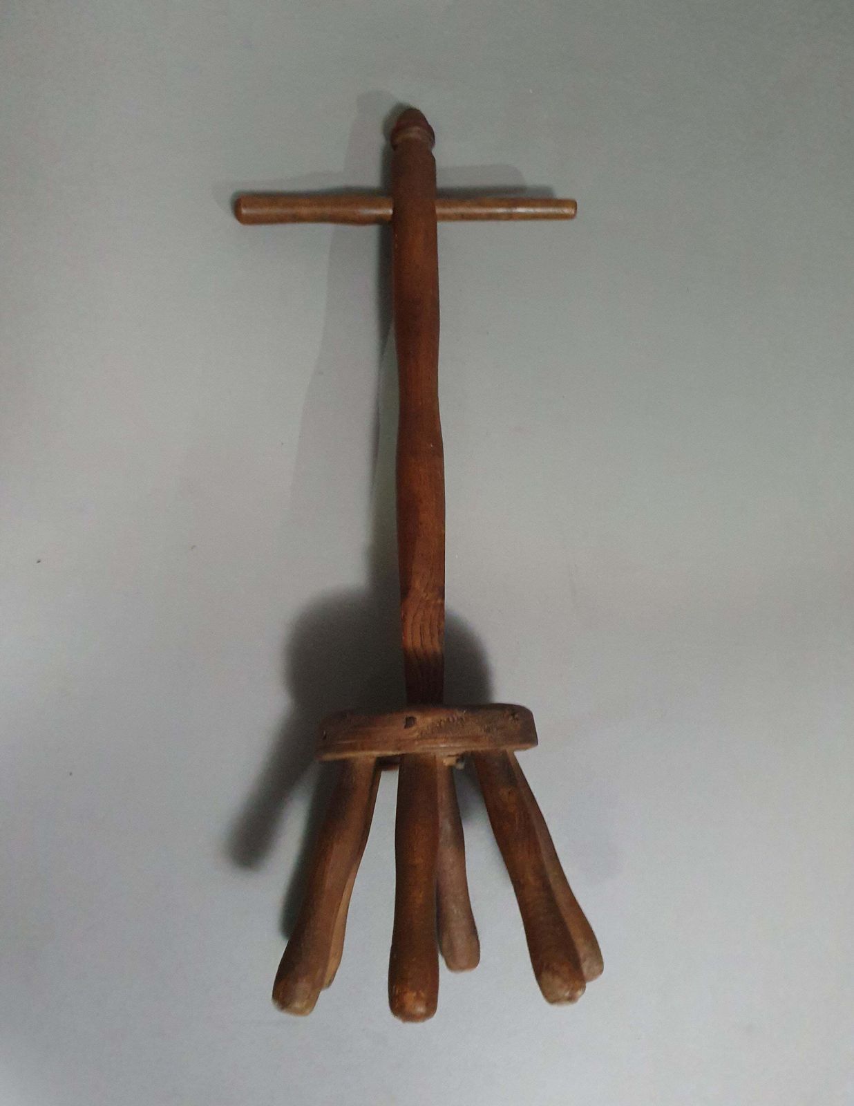 Furniture Washing Dolly, Victorian, Original Height 90 Cm Width Handle 36 Cm photo