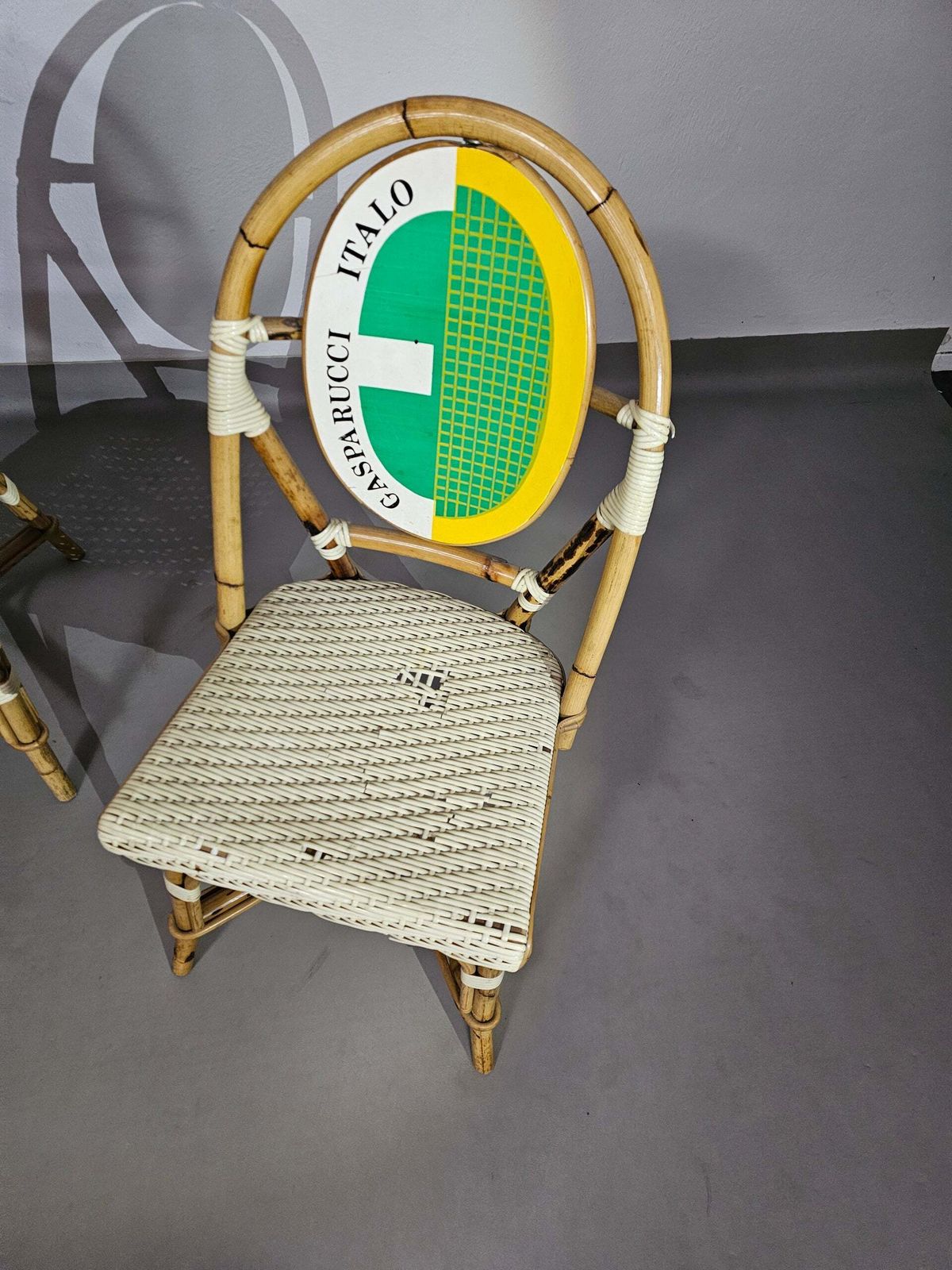 3 X Gasparucci Italo Ecc Antwerpen Tennis Chairs 1980s photo 950.0