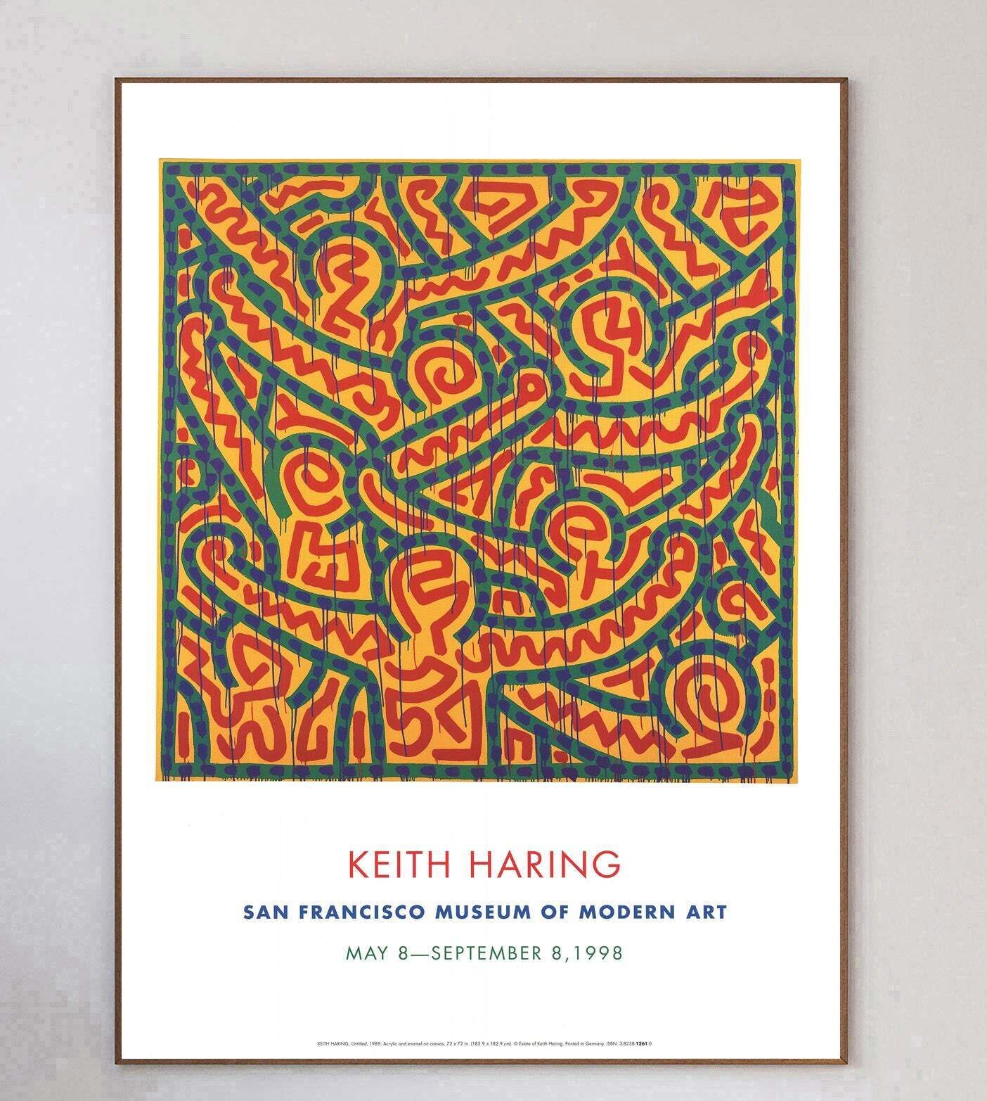 Keith Haring   San Francisco Museum Of Modern Art" Original Vintage Poster" photo 418.0