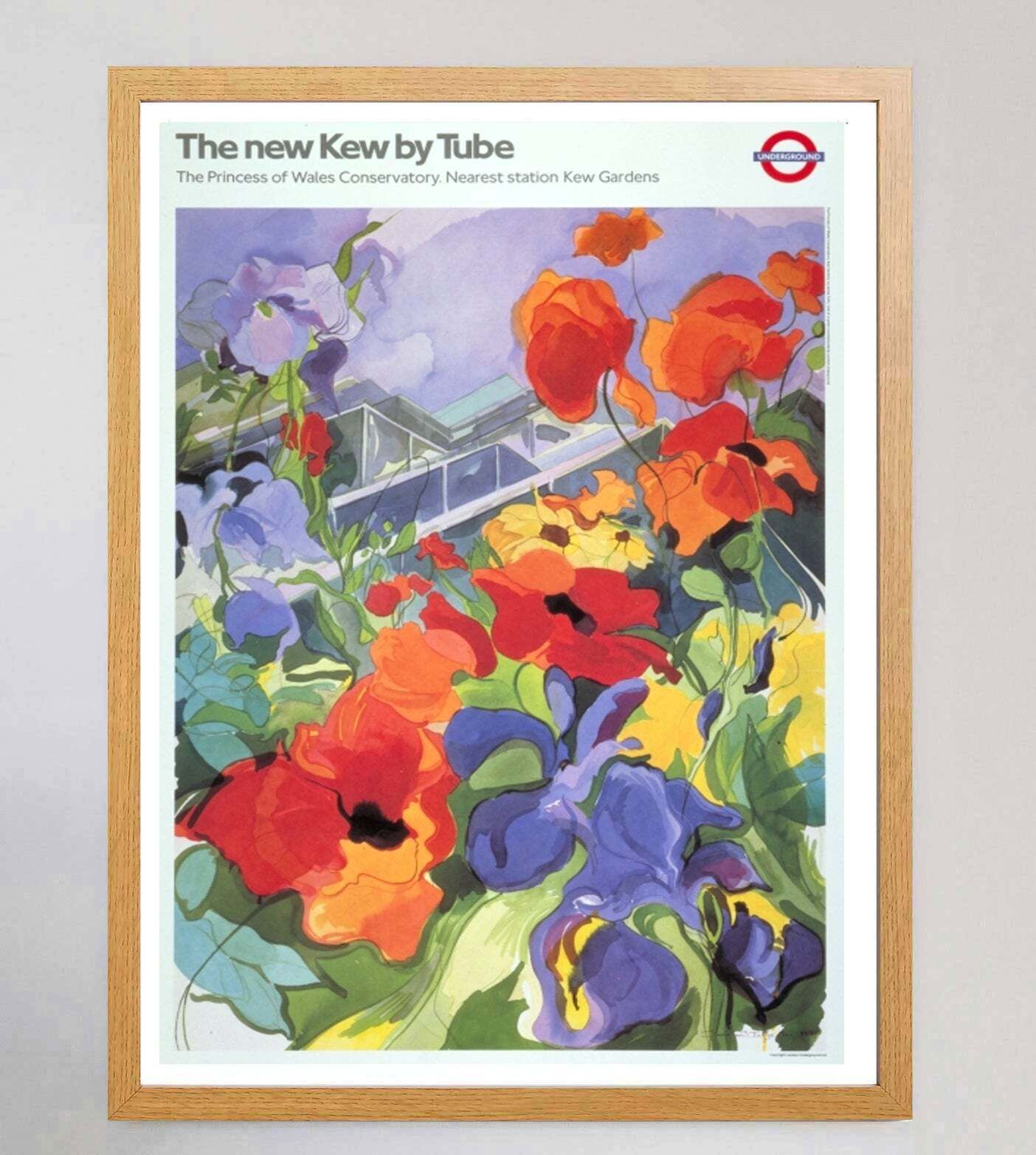 Tfl   The New Kew By Tube" Original Vintage Poster" photo Art