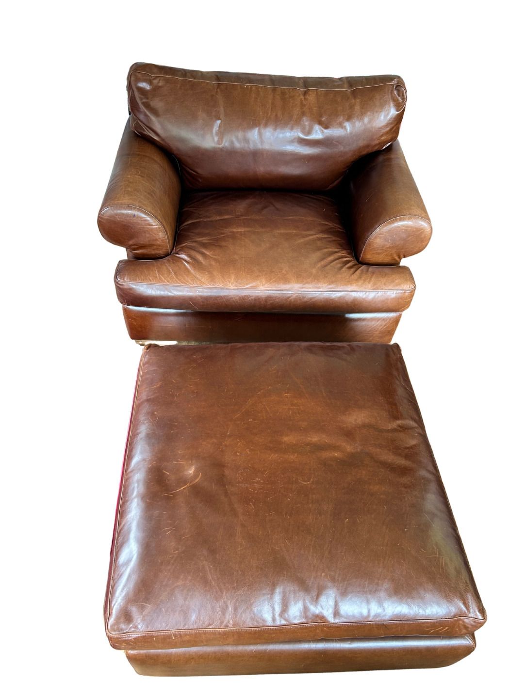 Montauk 2008 Abc Leather Baroque Oversized Armchair photo 4500.0