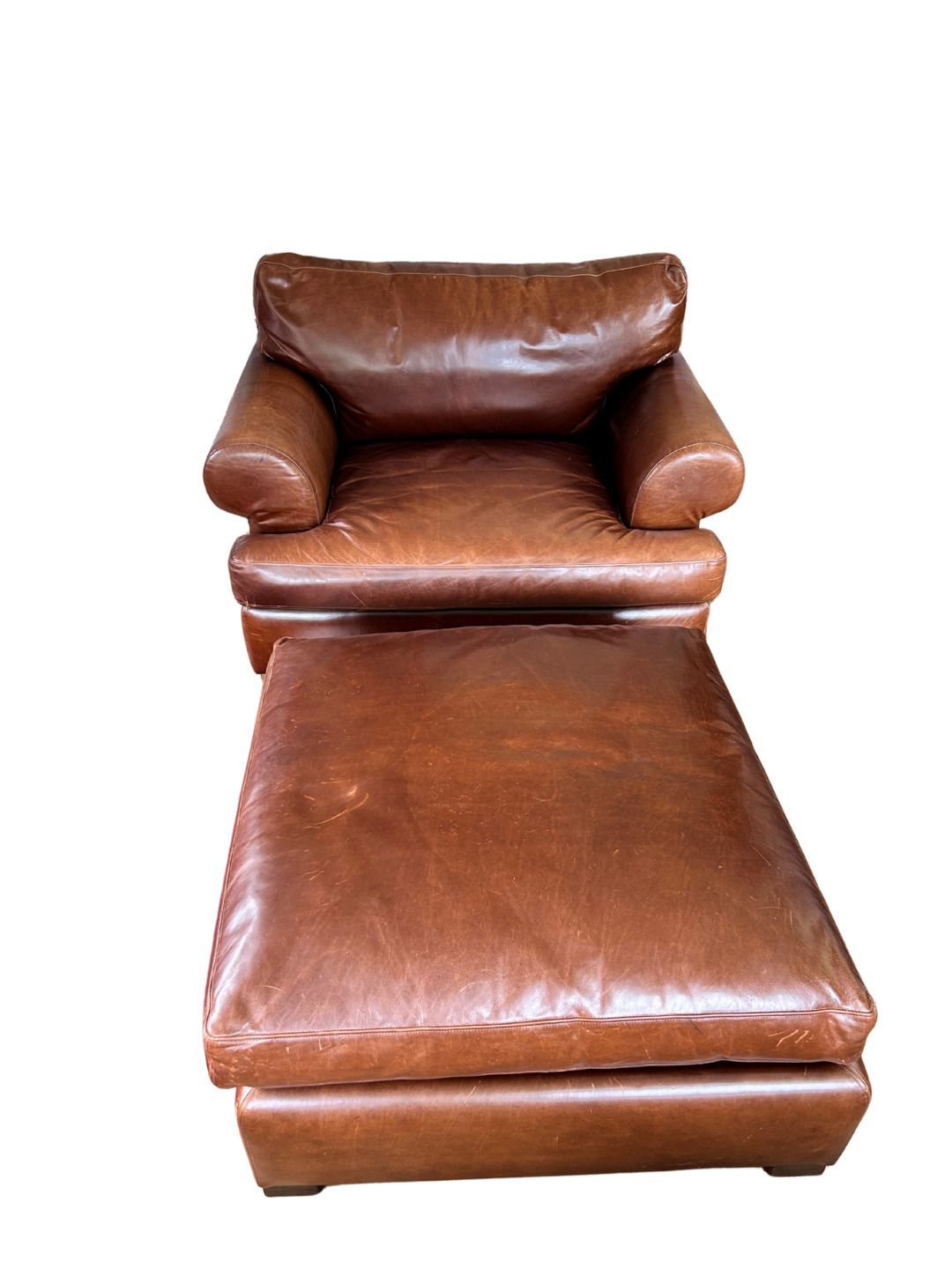Montauk 2008 Abc Leather Baroque Oversized Armchair photo vintage