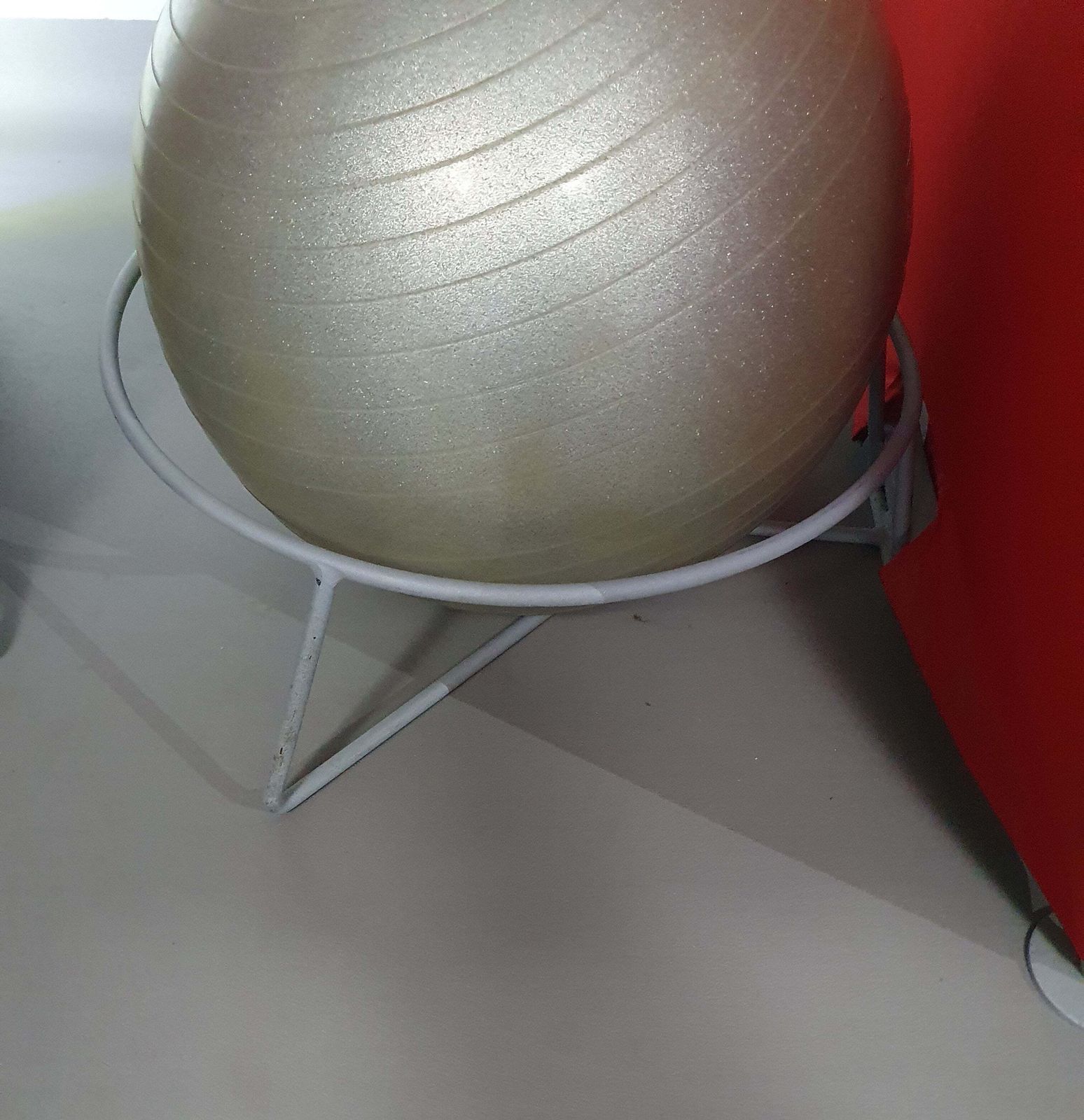 Italian Modern Red Ball Armchair San Siro Designed By Fabrizio Ballardini, 1995 photo buy
