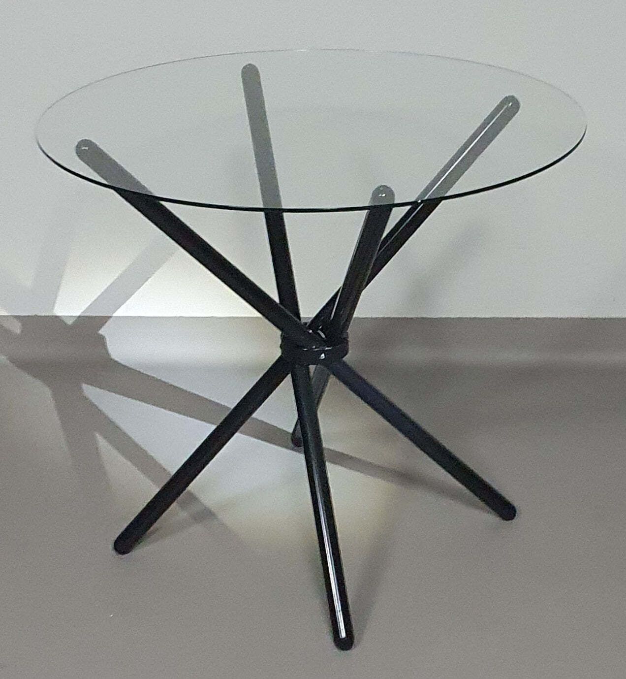 A Thing Of Beauty Is A Joy For Ever. Italian Folding Table 80's Aluminium Frame photo 951.0