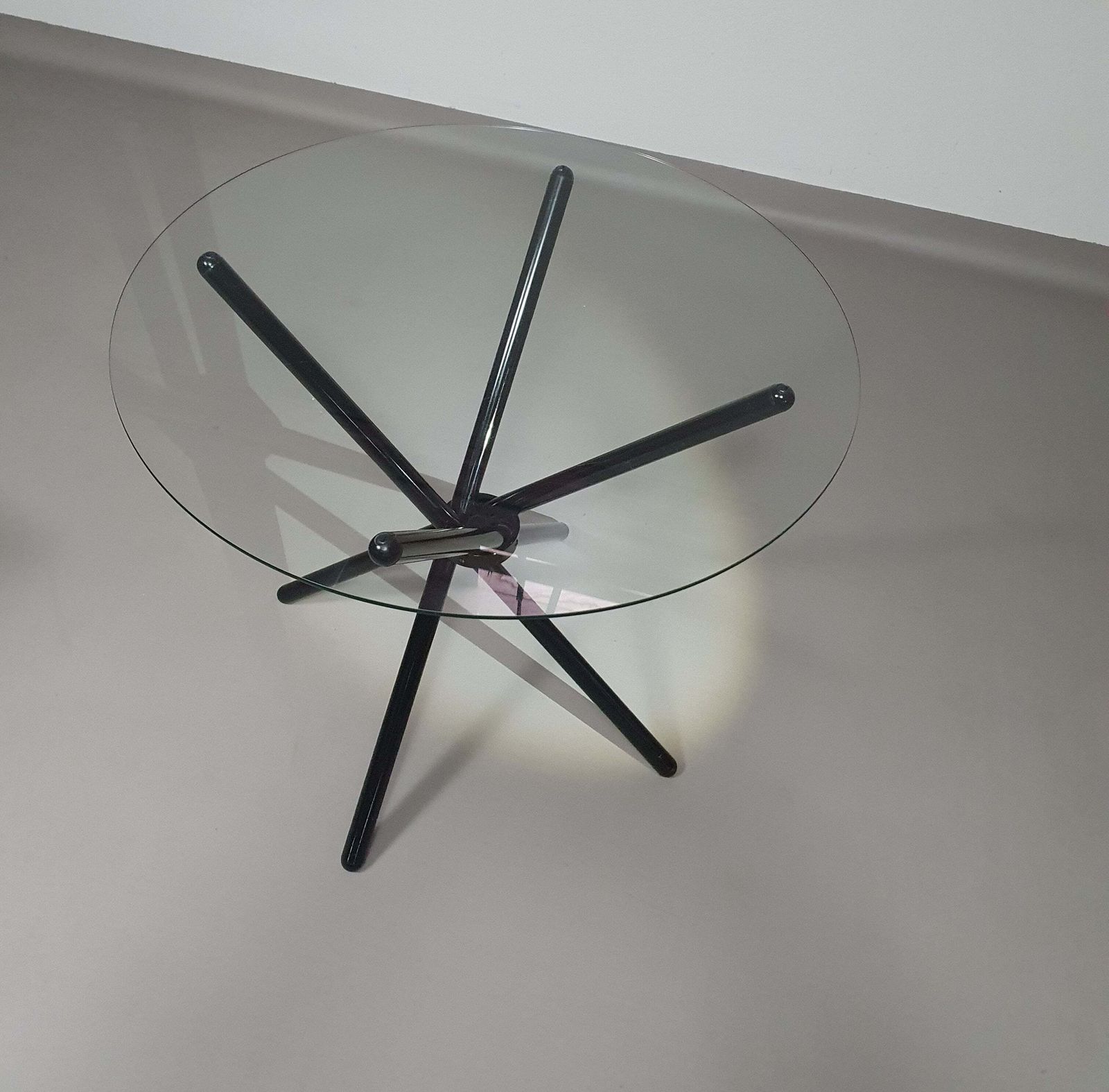 photo furniture A Thing Of Beauty Is A Joy For Ever. Italian Folding Table 80's Aluminium Frame