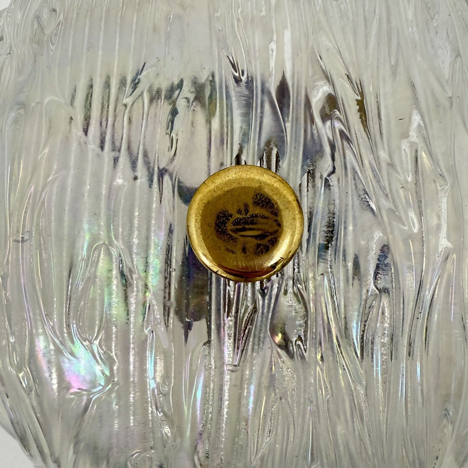 Carlo Scarpa Voor Venini Murano Glazen Plafondlamp, Jaren 1970 photo vintage