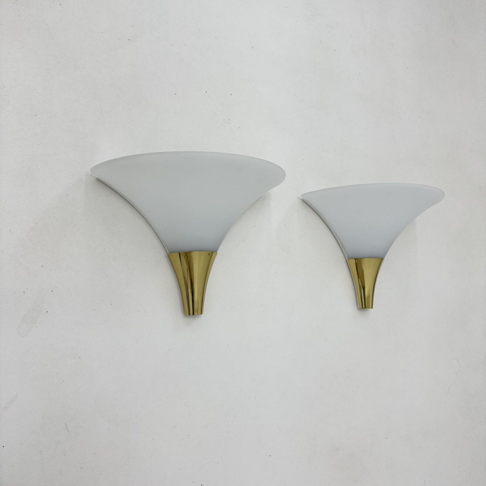 photo furniture Paar Limburg Glashütte Wandlampen, Jaren 1970