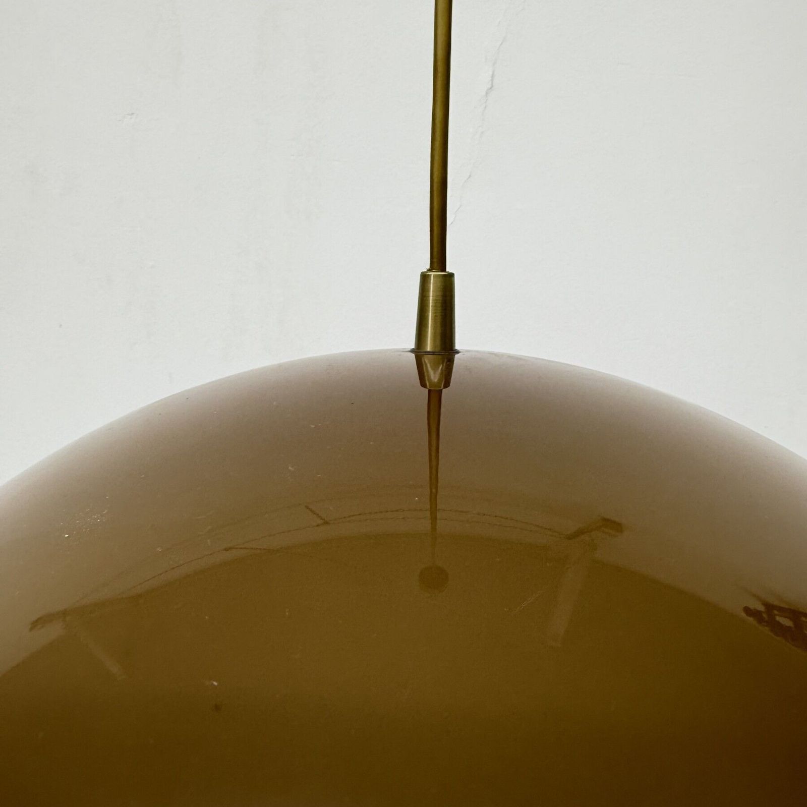 photo vinterior Mushroom Hanging Lamp Brown , 1970s