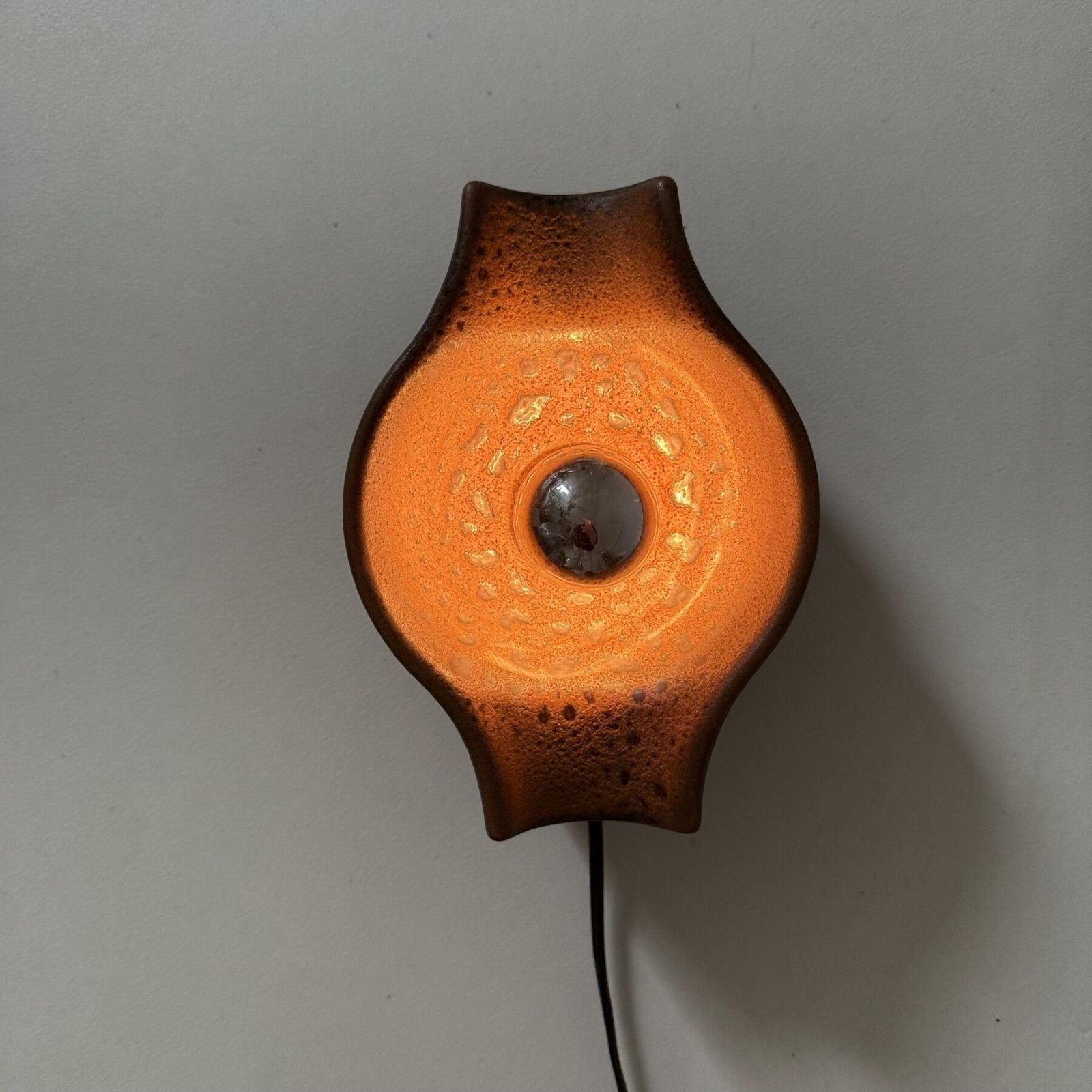 Vintage Ceramic Wall Lamp By Cari Zalloni , 1970s photo for sale