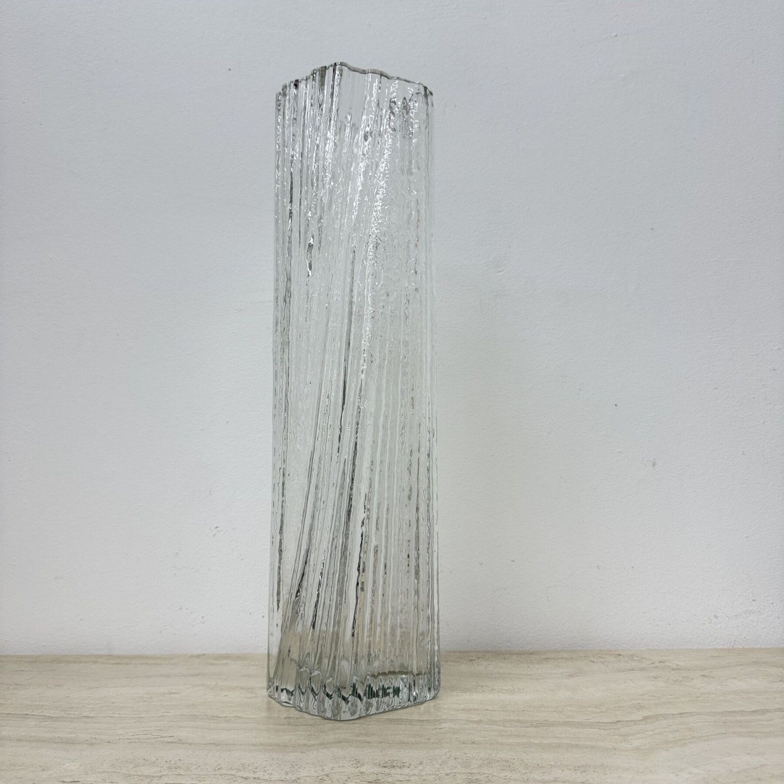 Rosenthal Glazen Vaas Door Martin Freyer Voor Rosenthal Studio Line, 1970