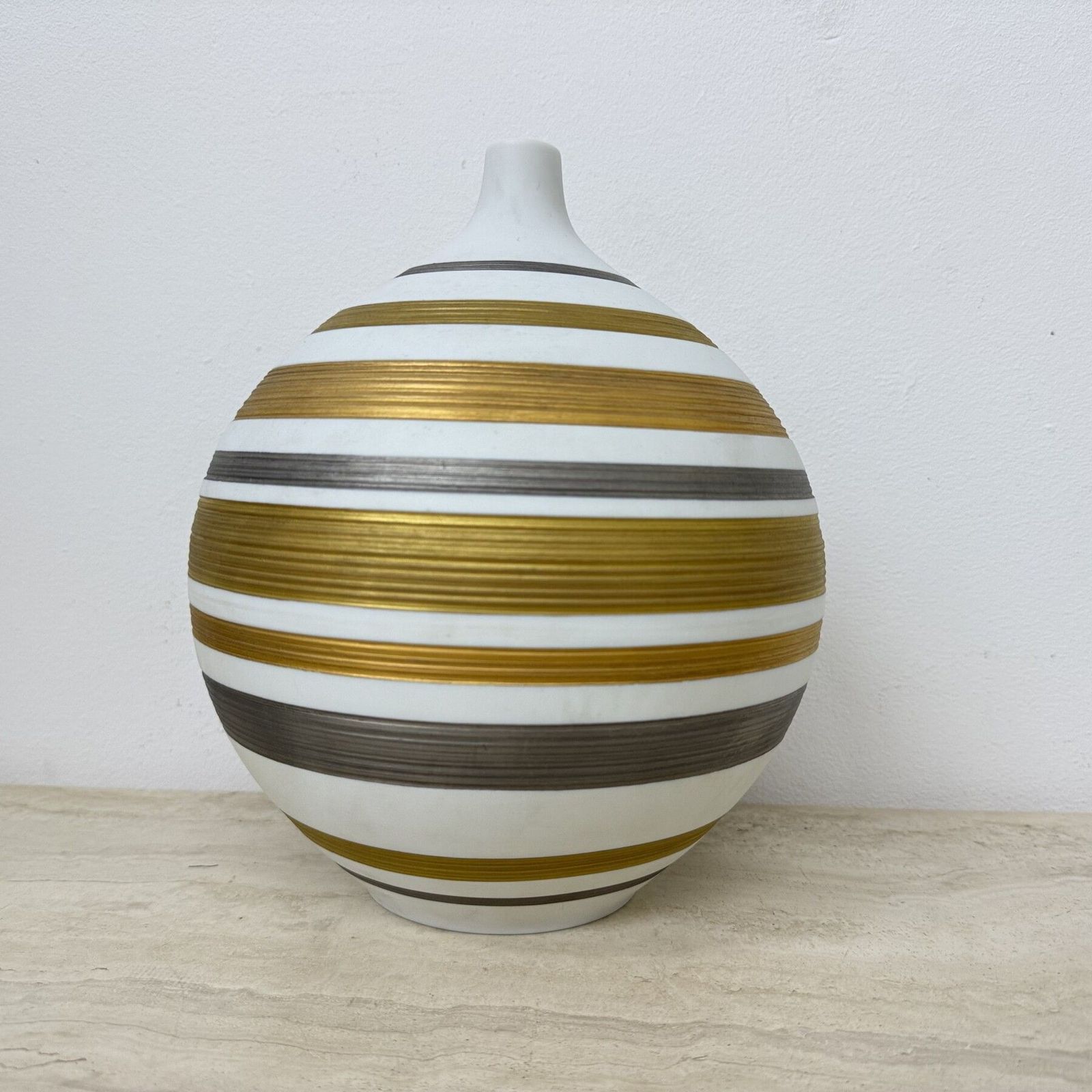 Mid Century Design Porcelain Vase By Hutschenreuther, 1970s photo buy
