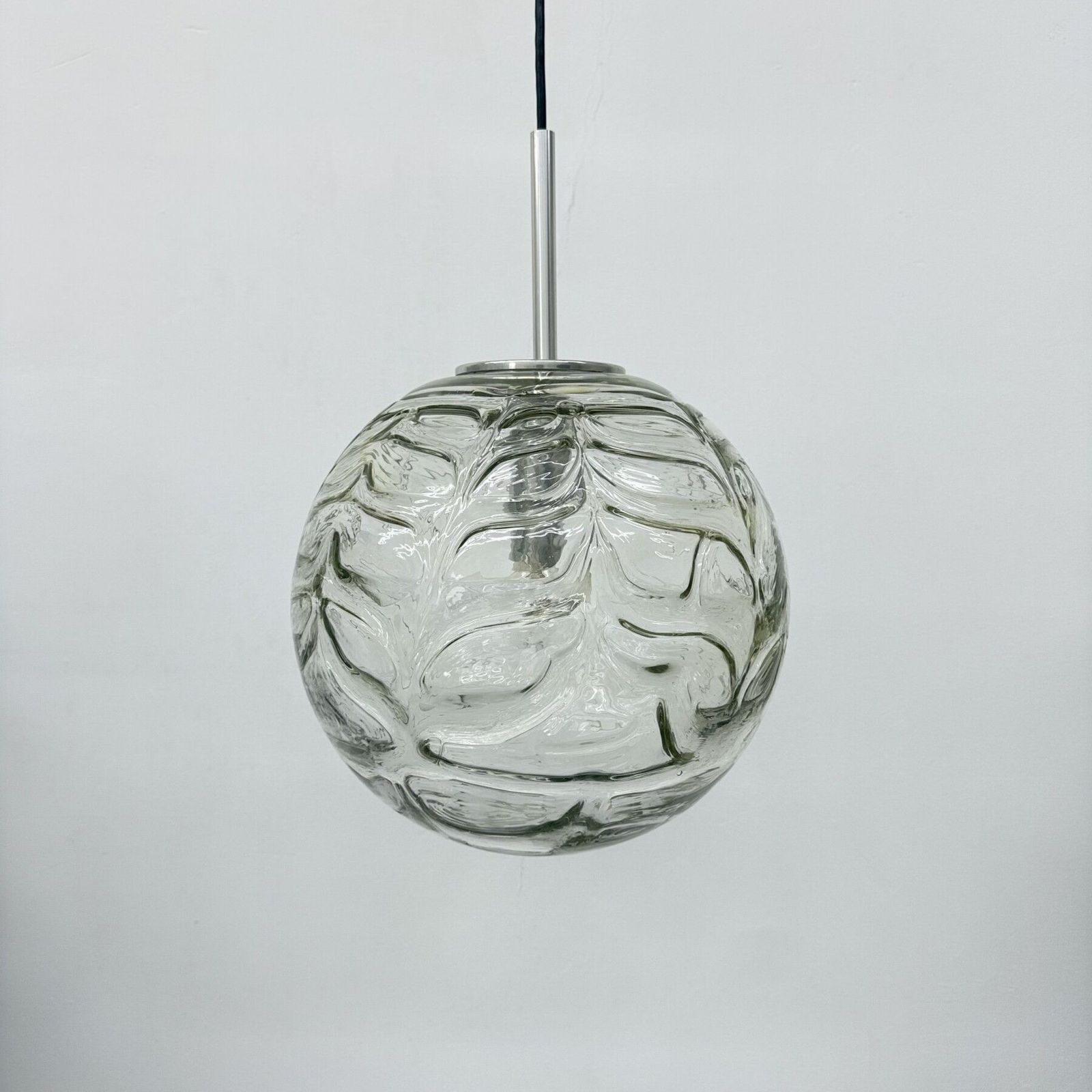 Doria Leuchten Glazen Hanglamp, Jaren 1970 photo furniture
