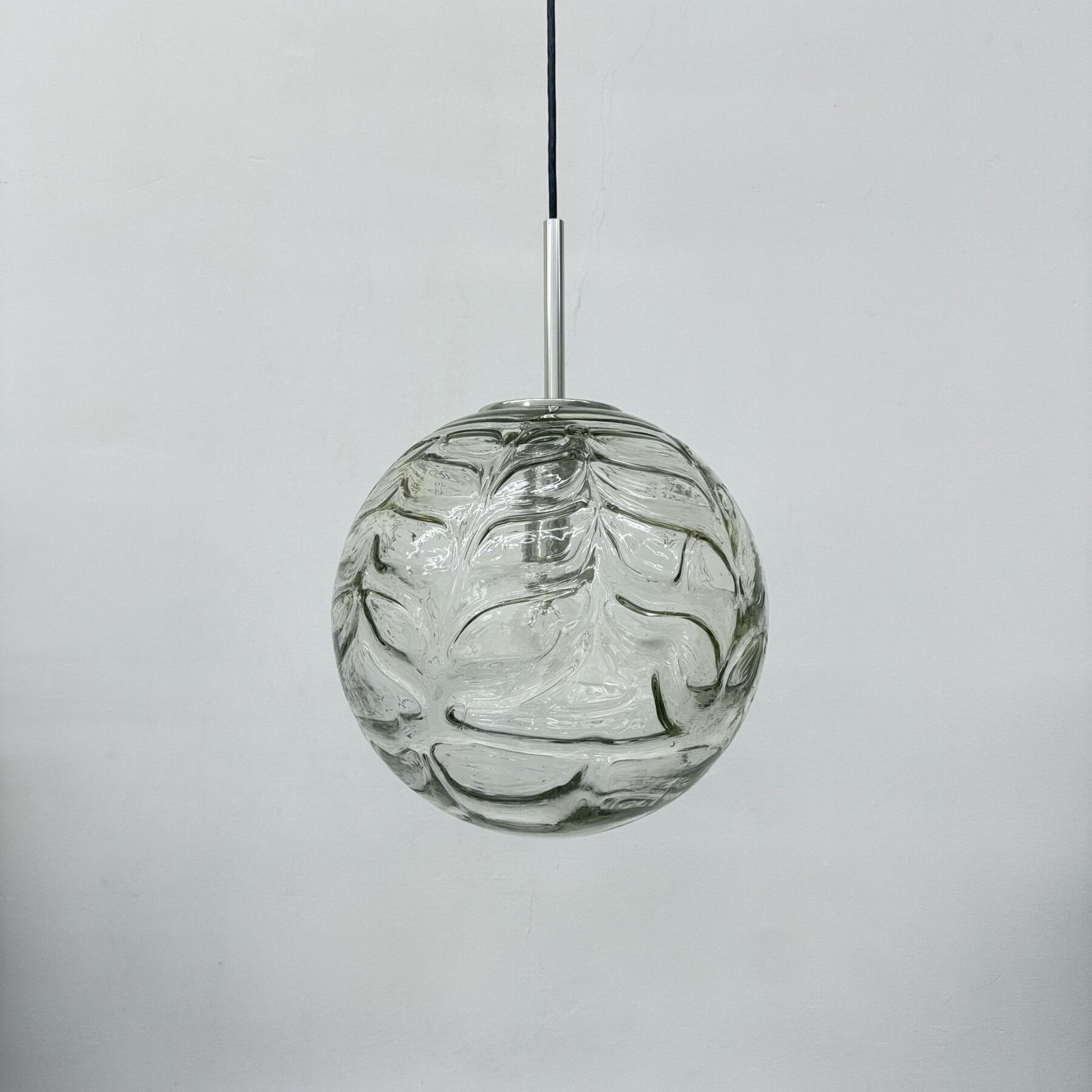 Doria Leuchten Glazen Hanglamp, Jaren 1970 photo vinterior