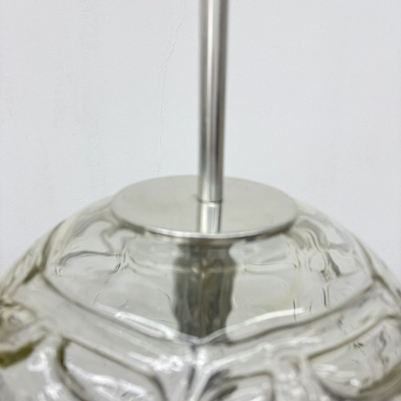 348.0 Doria Leuchten Glazen Hanglamp, Jaren 1970 photo