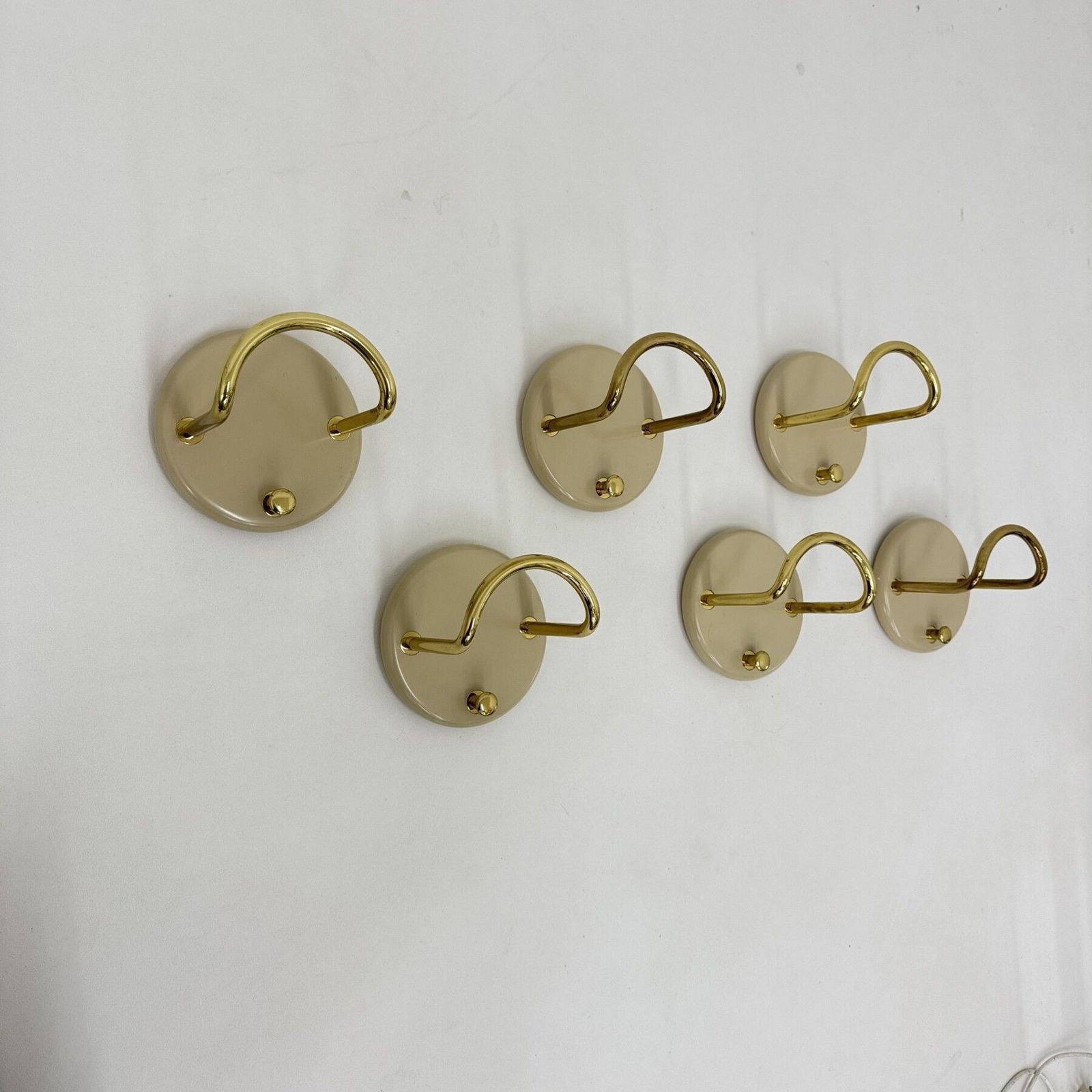 Furniture Set Of 6 Wall Coat Hooks By Schönbuch , 1970s Germany photo