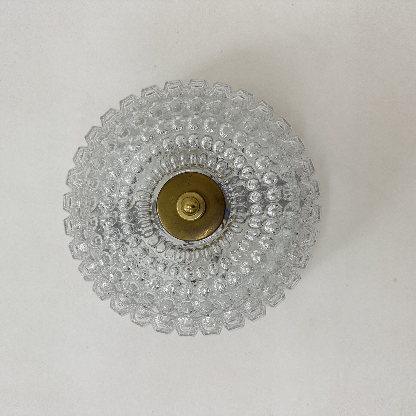 Limburg Glashütte Plafondlamp, Jaren 1970
