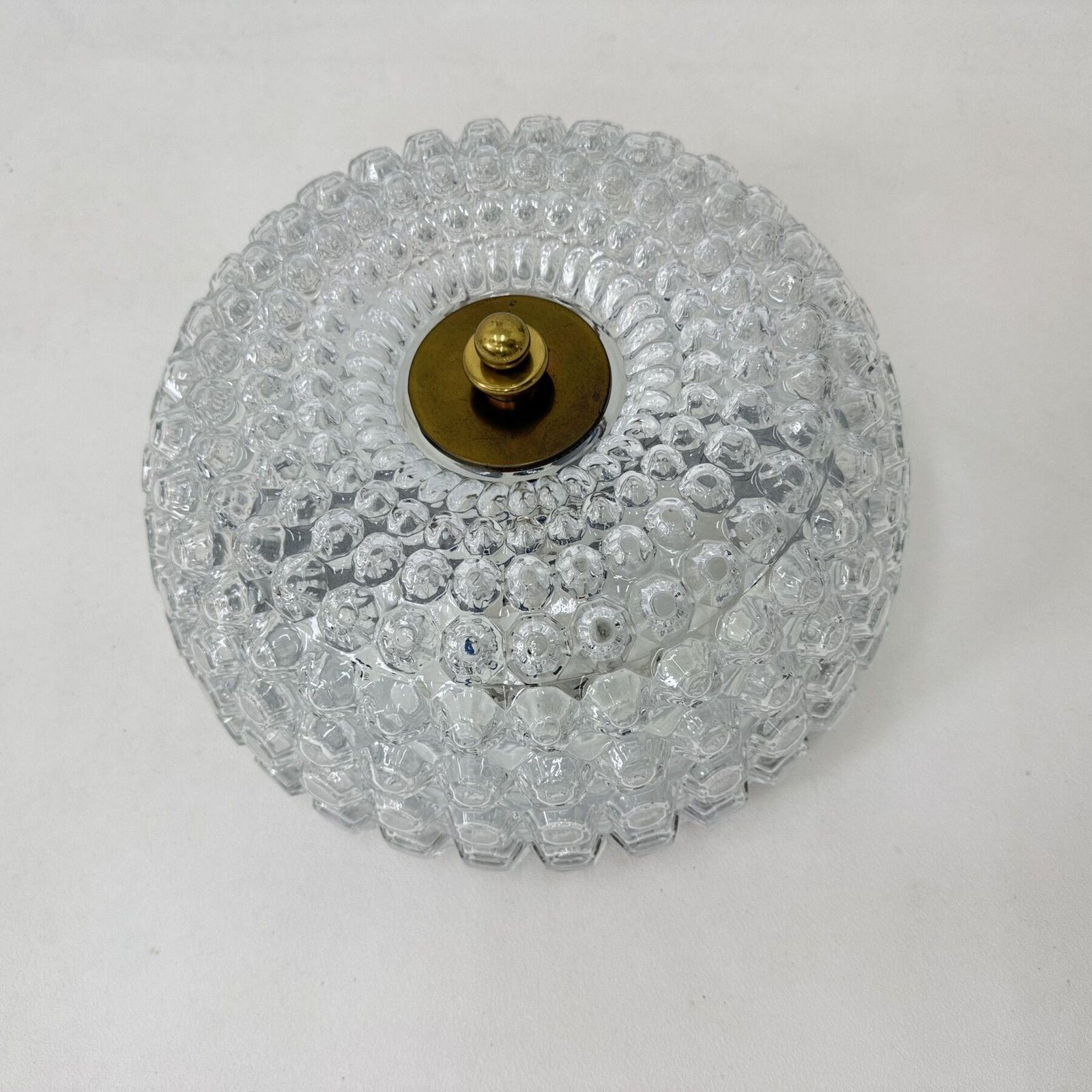 348.0 Limburg Glashütte Plafondlamp, Jaren 1970 photo