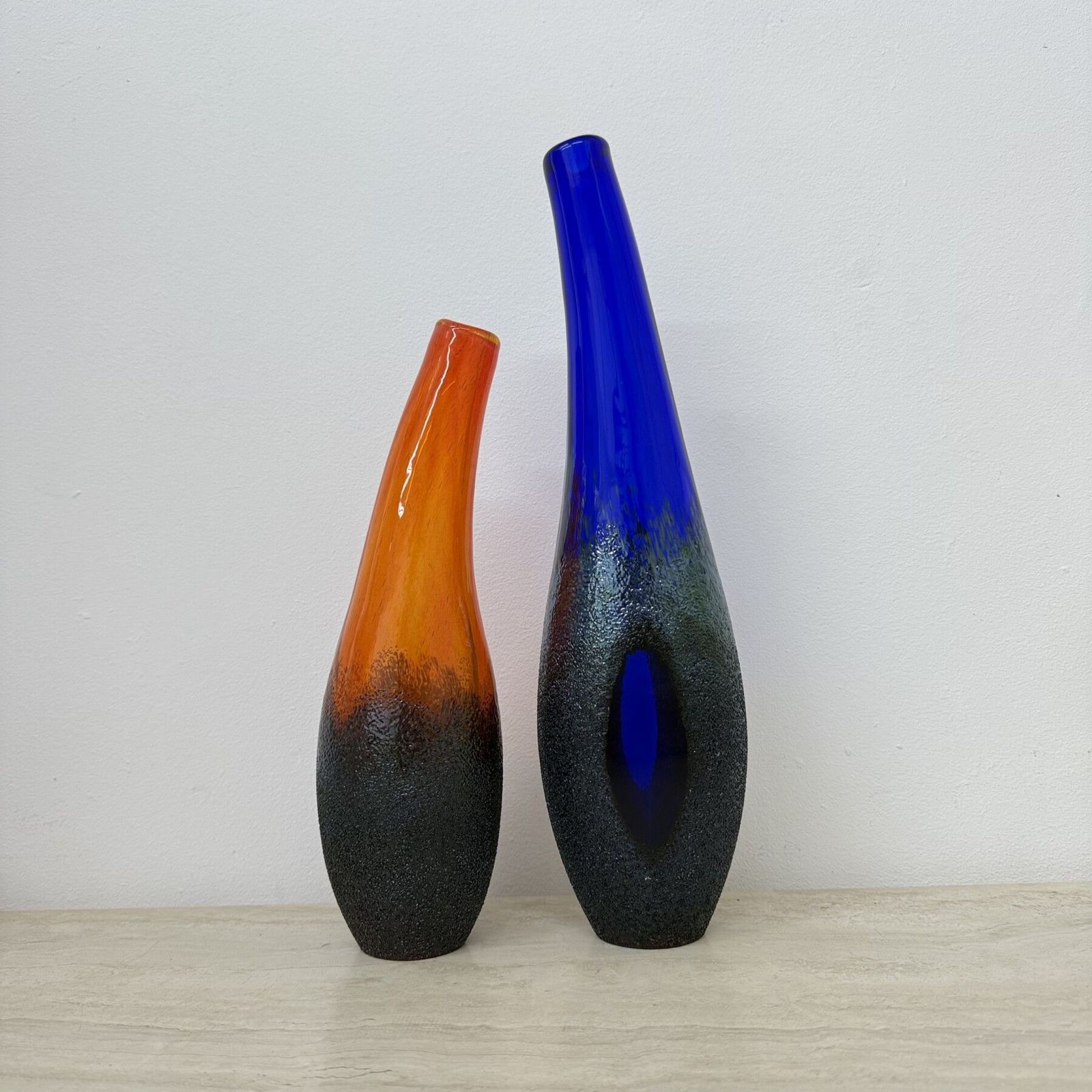 Set Of 3 Monica Backstrom For Kosta Boda Sweden Moonlanding Vases photo 721.0