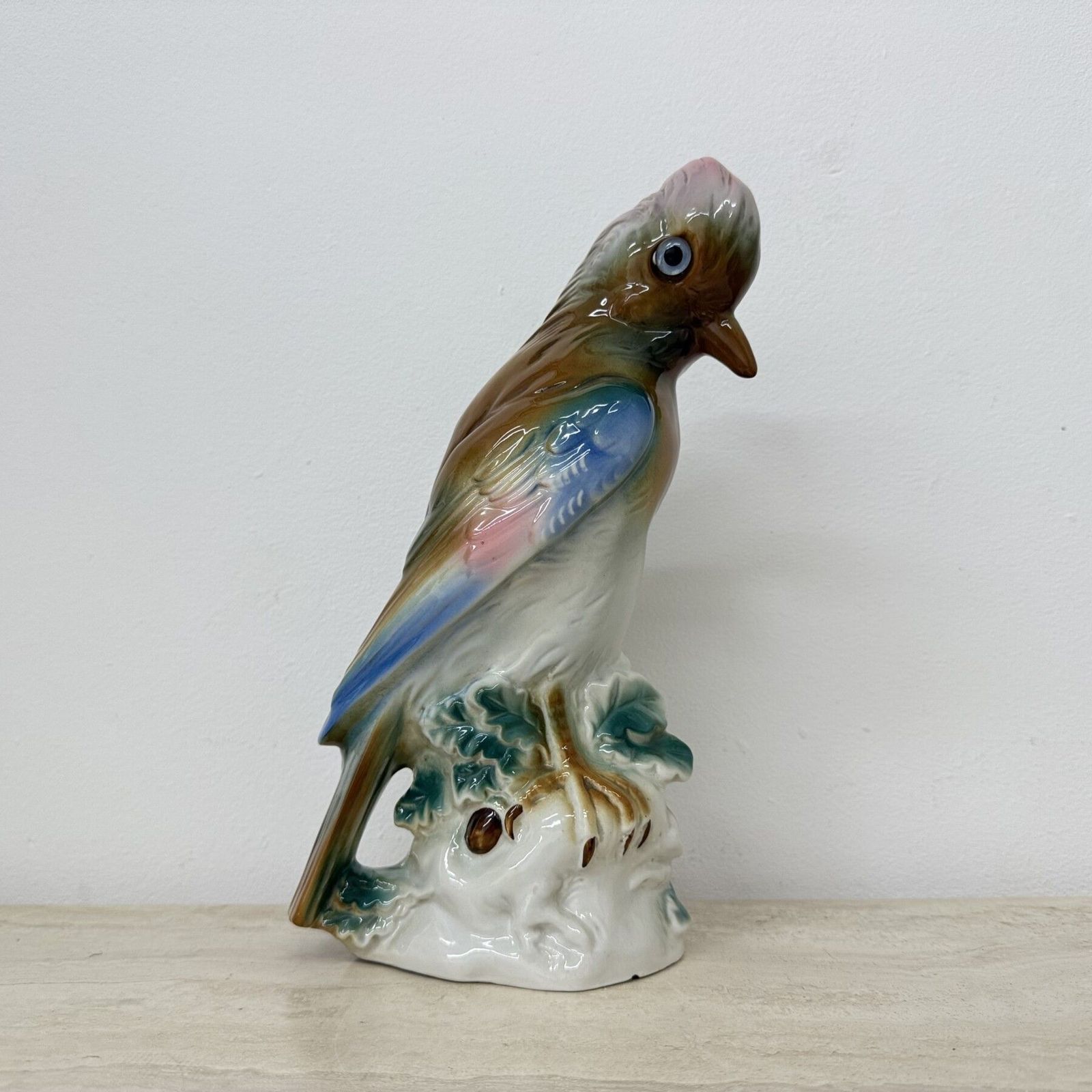 Vintage Porseleinen Parfumlamp Met Vogel, Ca. Jaren 1950 photo vintage