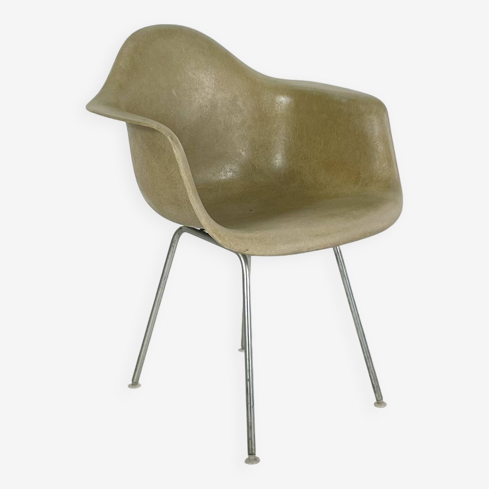 Eames Herman Miller Dax Fibreglass Chair In Seafoam Green