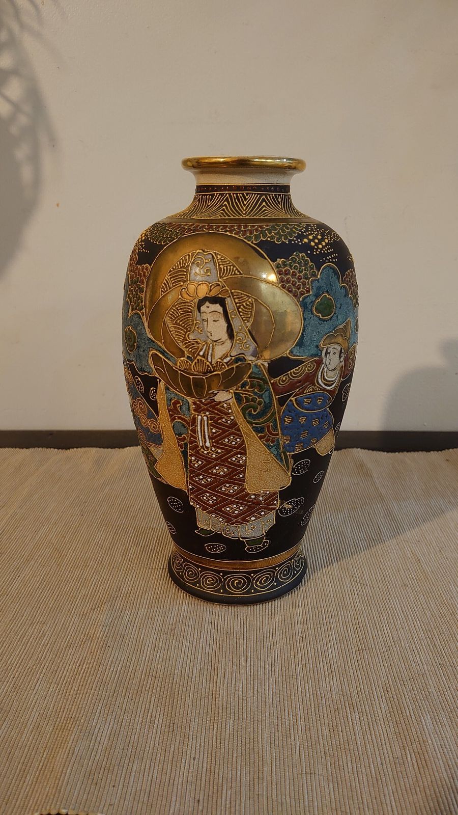 Japanese Satsuma Vase   Probably 1910s Or Early 1920s   Excellent Condition! photo Home Decor