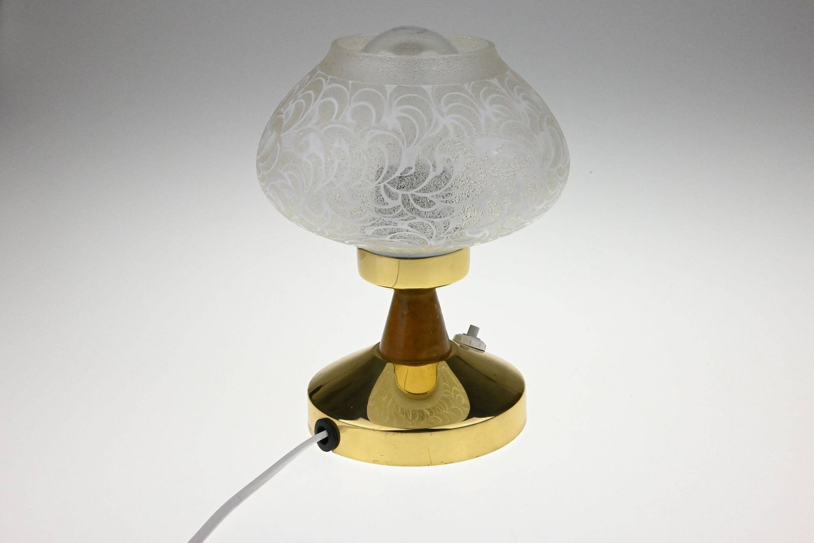Mid Century Lamp, Desk Lamp, Bedside Lamp, Table Lamp, Mid Century Light, Glass Lamp, Bedside Light, Table Light, Retro Lighting photo Lighting