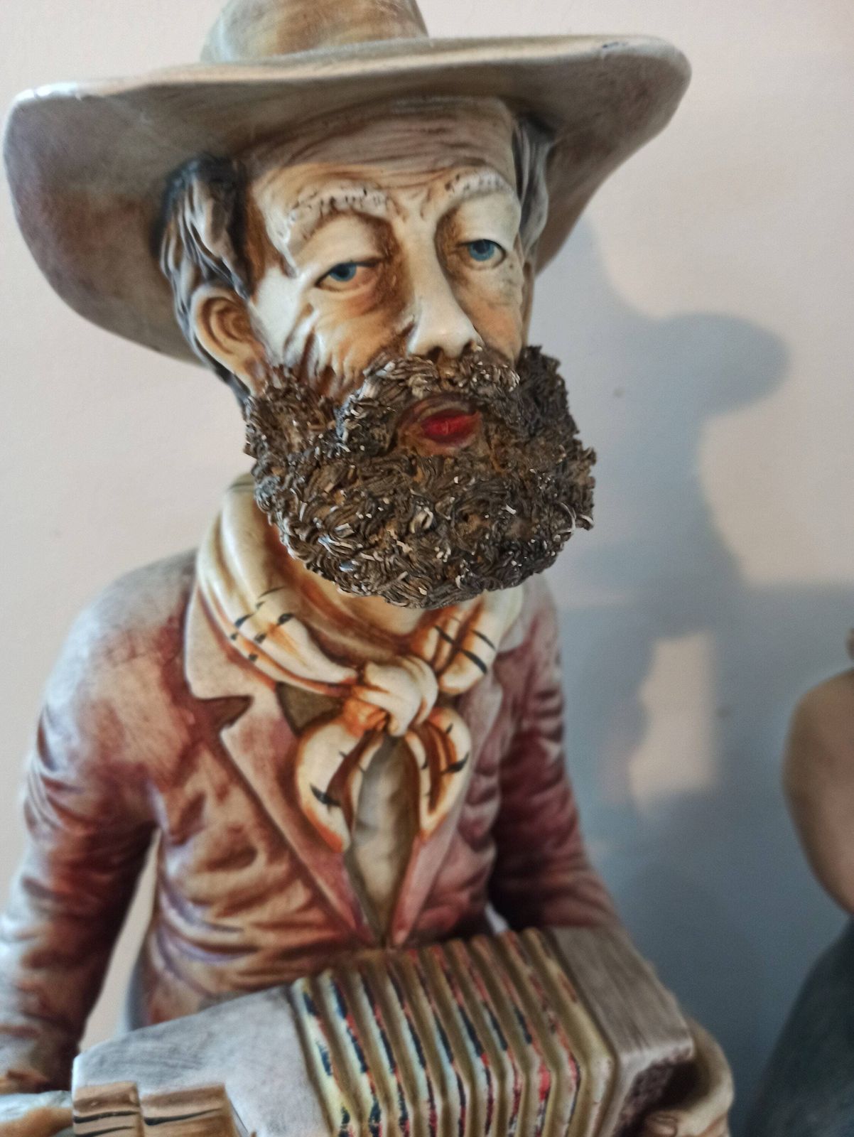 The Fishermans Wife And Husband. Ceramic Vintage. Good Overall Condition. photo furniture