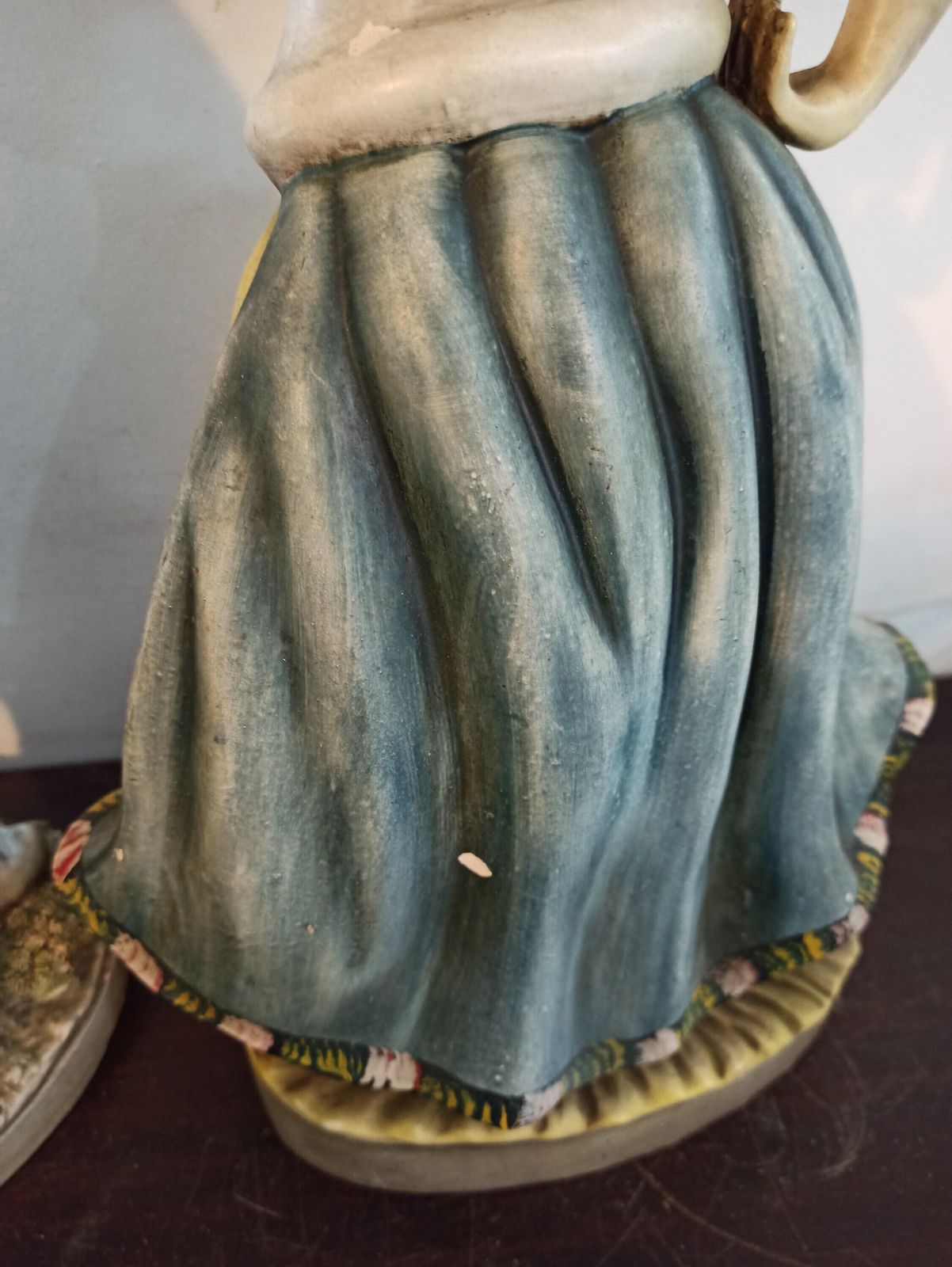 The Fishermans Wife And Husband. Ceramic Vintage. Good Overall Condition. photo vinterior
