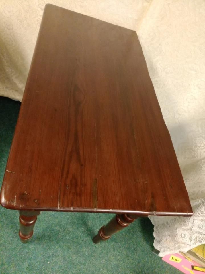 Antique Victorian Mahogany Console Table photo 400.0