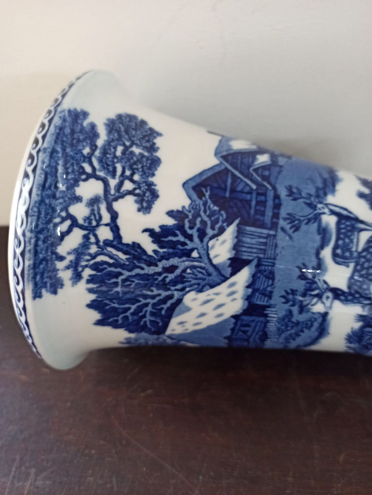 Wedgwood Rare Antique Fallow Deer Vase. Etruria. photo vintage