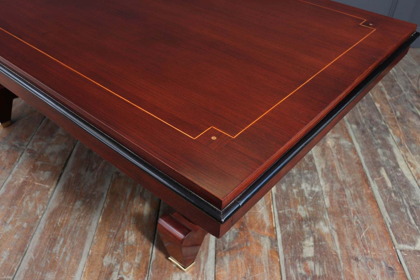 Furniture French Art Deco Dining Table By Jules Leleu C.1940 photo