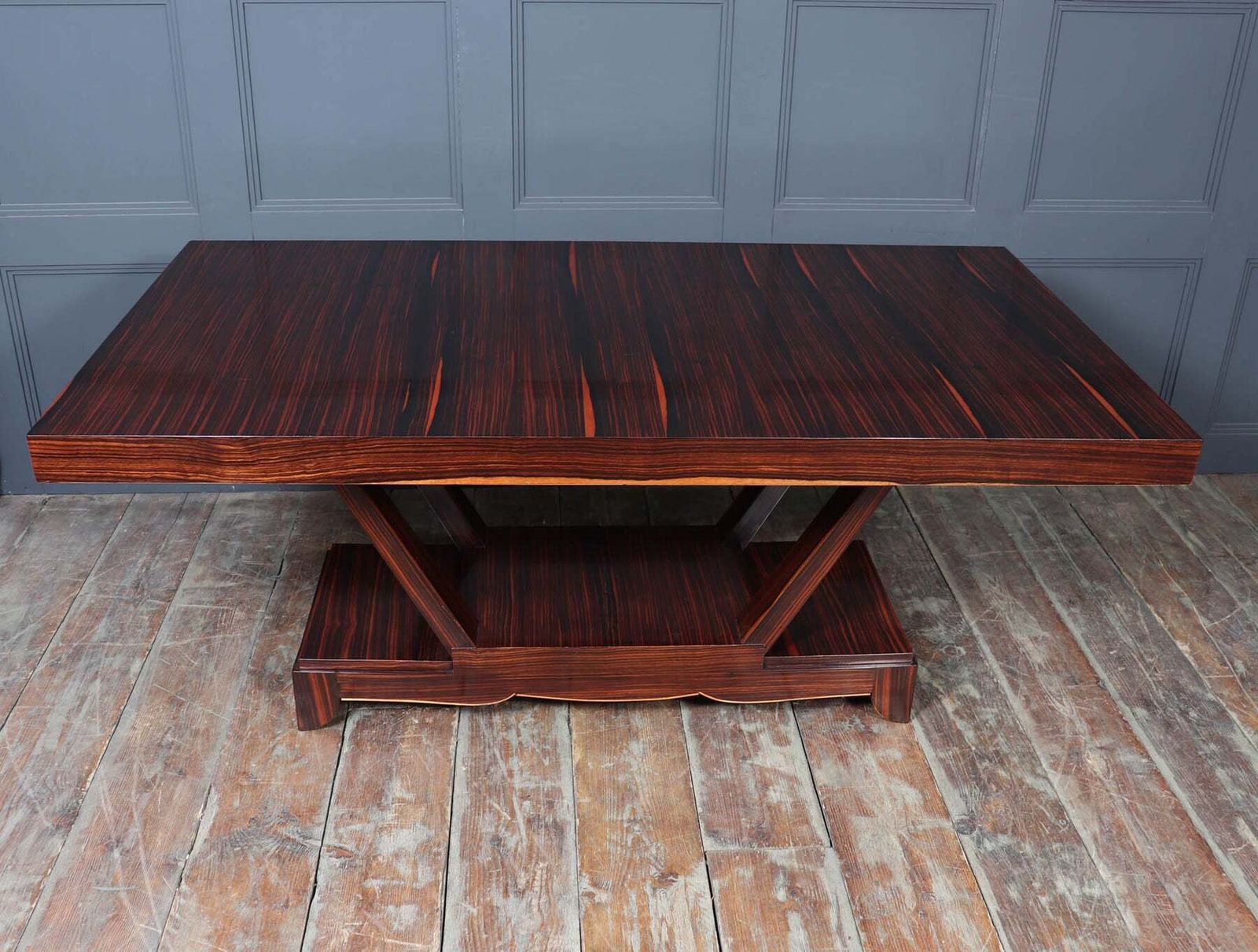 Art Deco Macassar Ebony Dining Table C.1930 photo Furniture