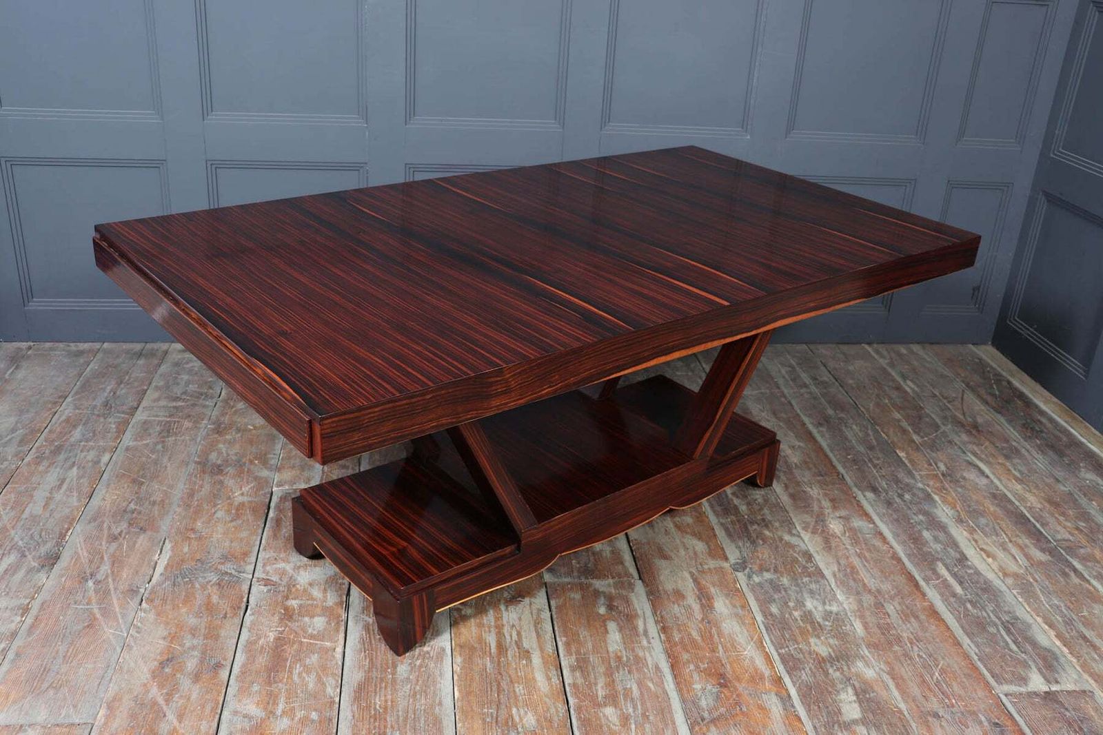 Art Deco Macassar Ebony Dining Table C.1930 photo buy