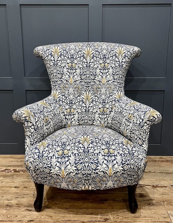 A Rare Pair Of French Napoleon III Fishtail Armchairs photo furniture