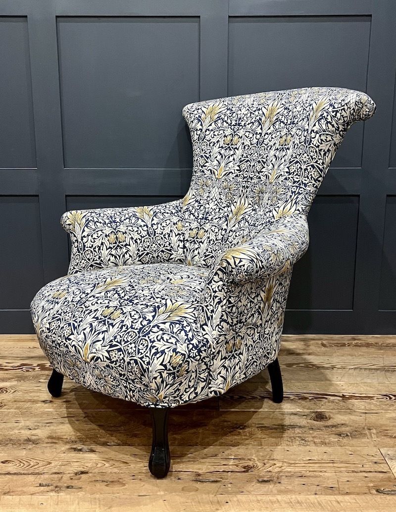 A Rare Pair Of French Napoleon III Fishtail Armchairs photo Furniture