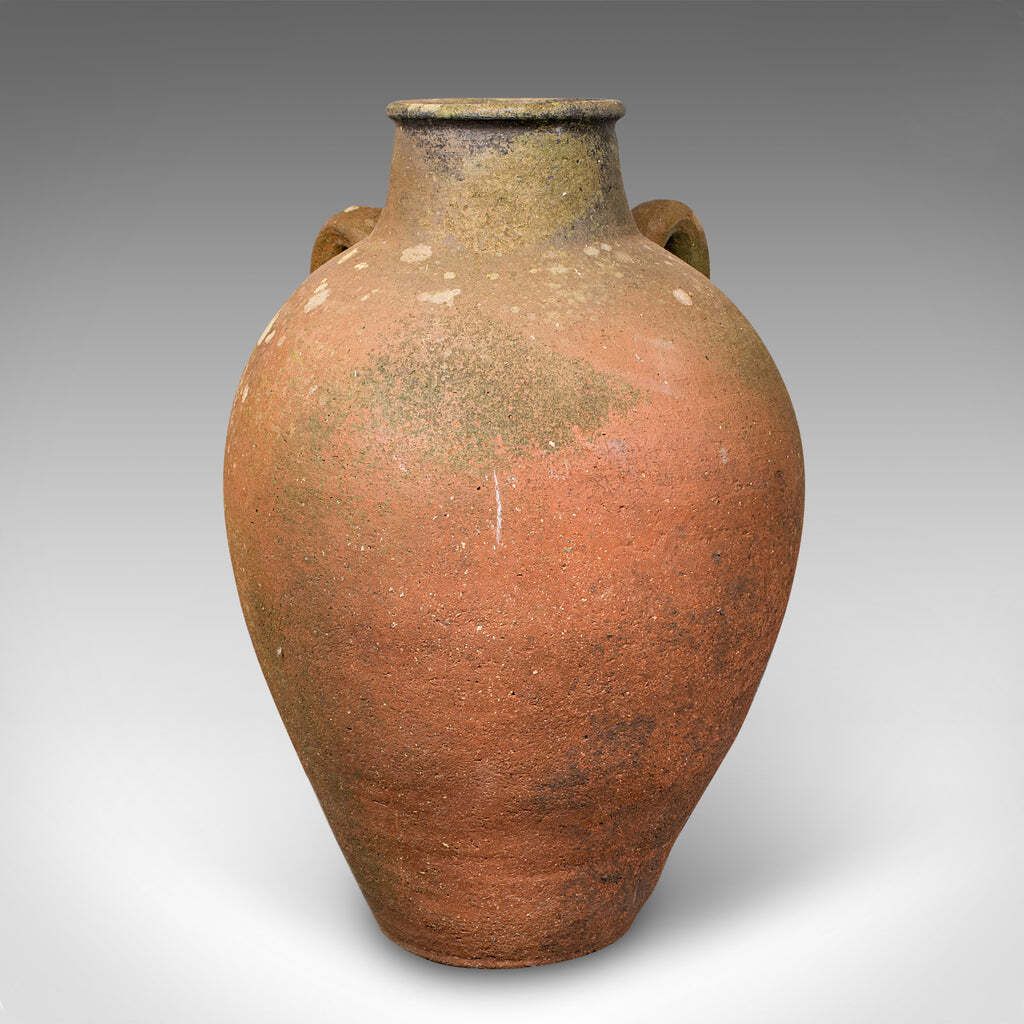 Antique Olive Planter, Italian, Terracotta, Garden Jardiniere, Victorian, C.1900 photo furniture