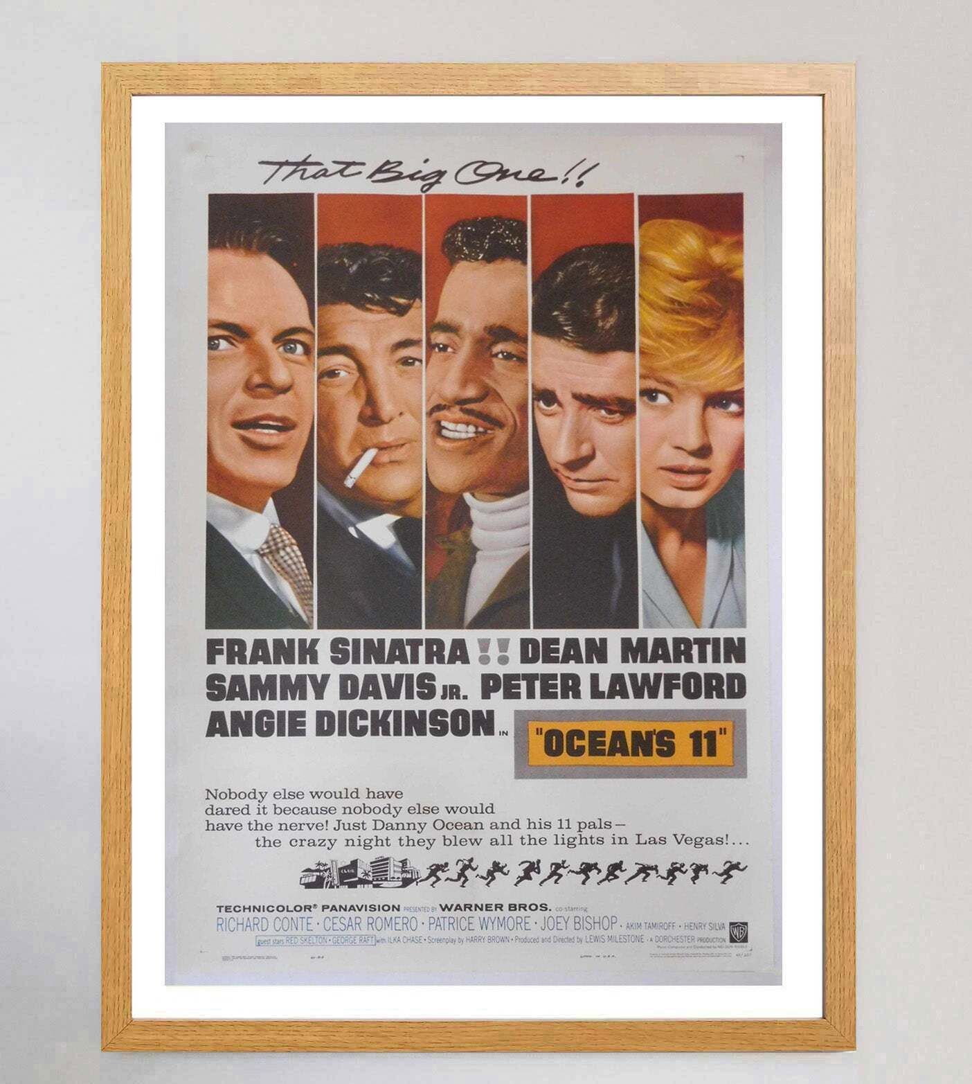 Ocean's 11  Original Vintage Poster photo Art